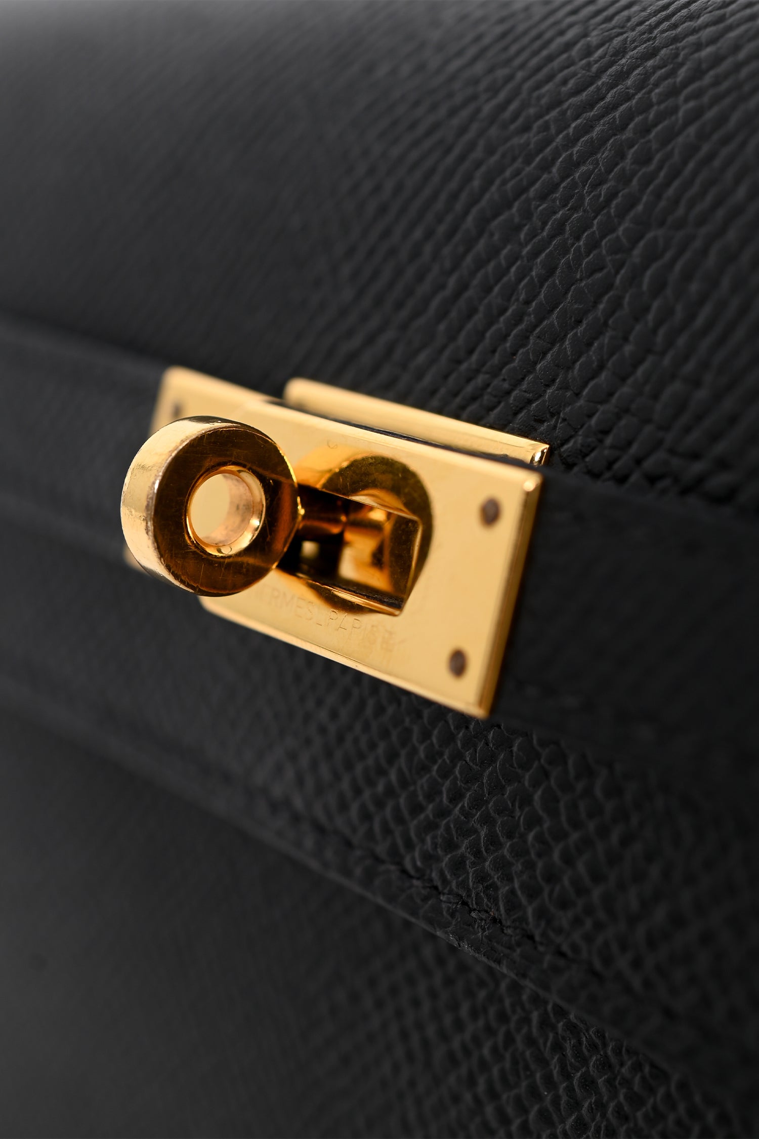 Hermès 2012 Black Epsom Leather Kelly Wallet
