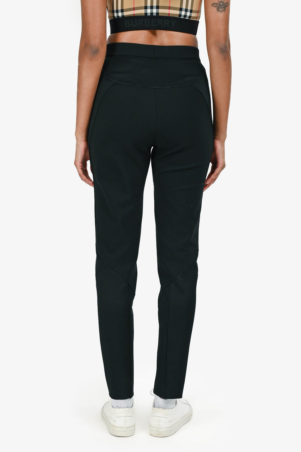 Versace Black Ribbed Hotpants Size 40