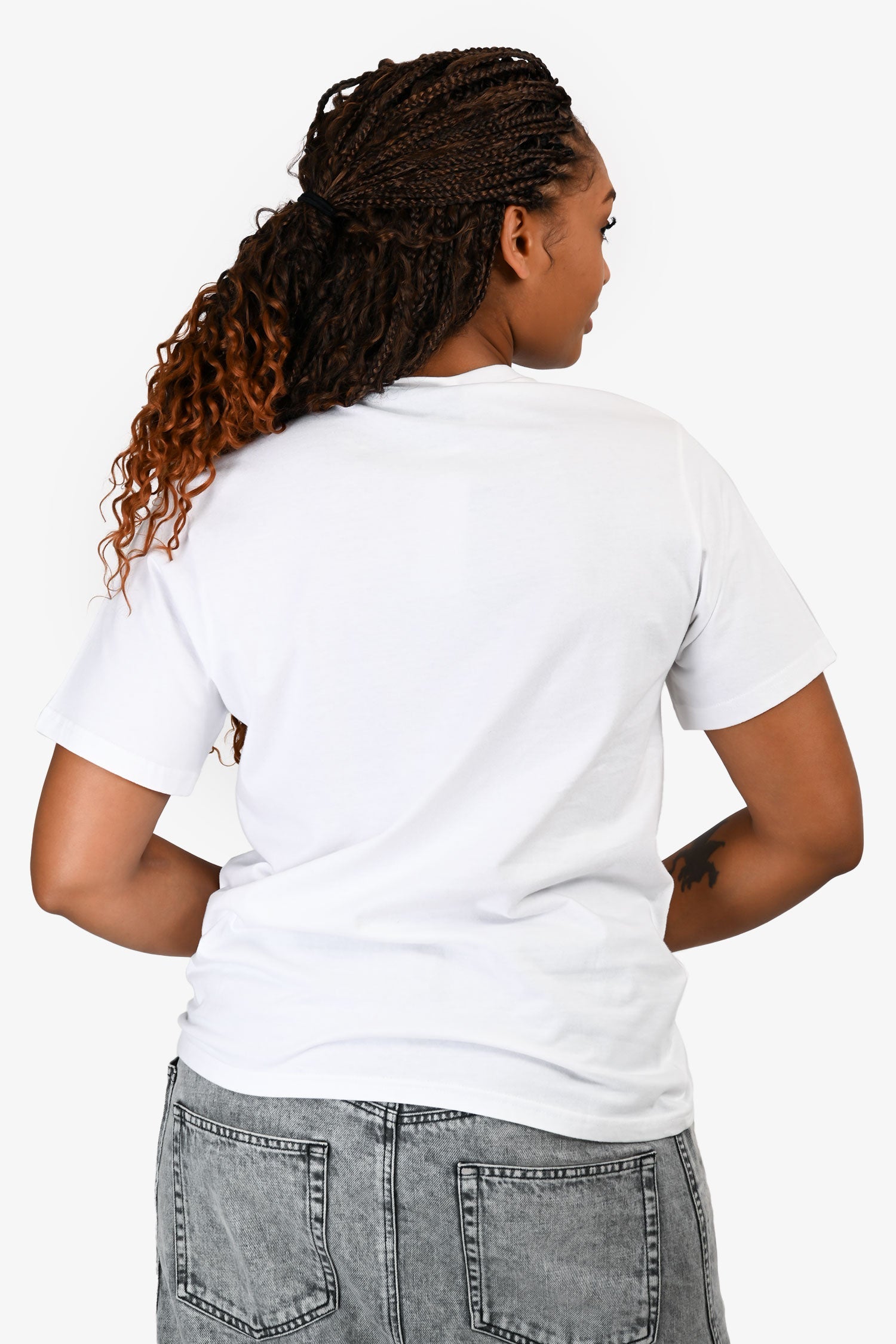 Moschino White Graphic Logo T-Shirt Size 46 Mens