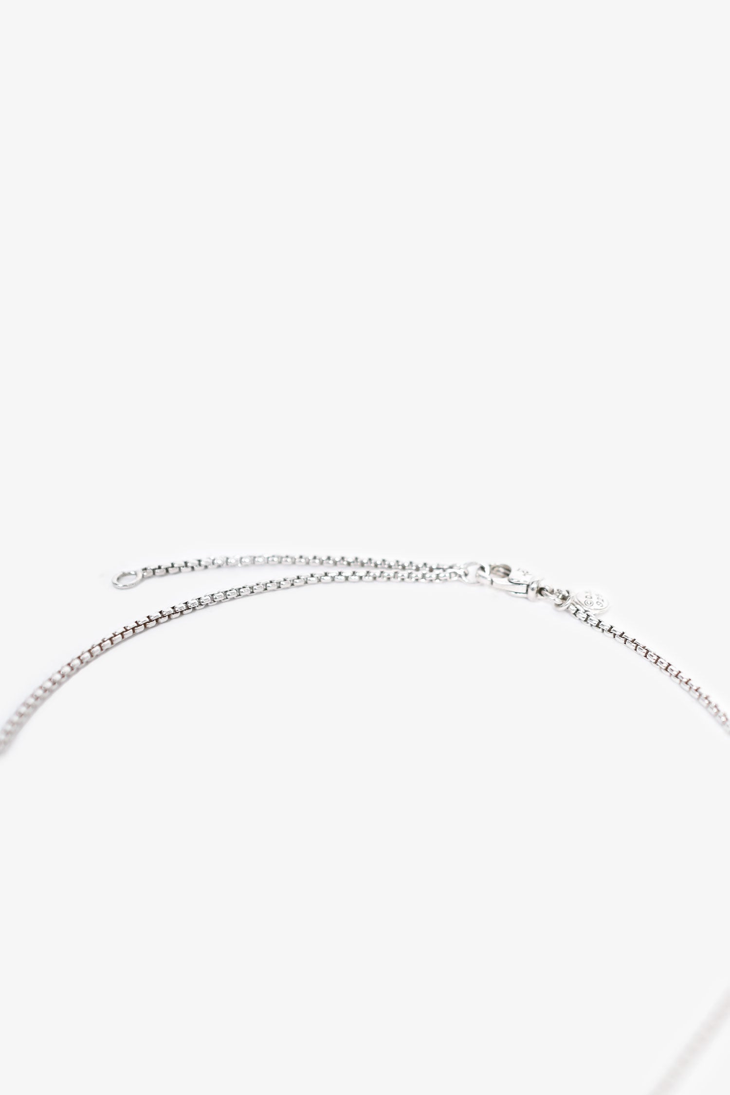 David Yurman Silver Cable Spiral Diamond Necklace