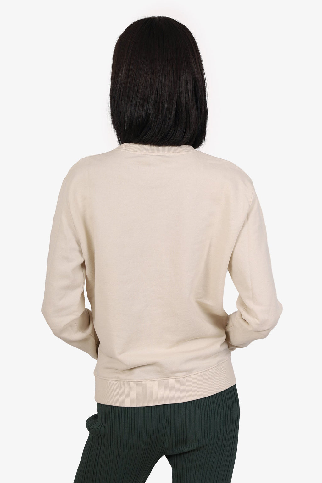 Saint Laurent Beige Waiting For Sunset Embroidered Sweater Size M