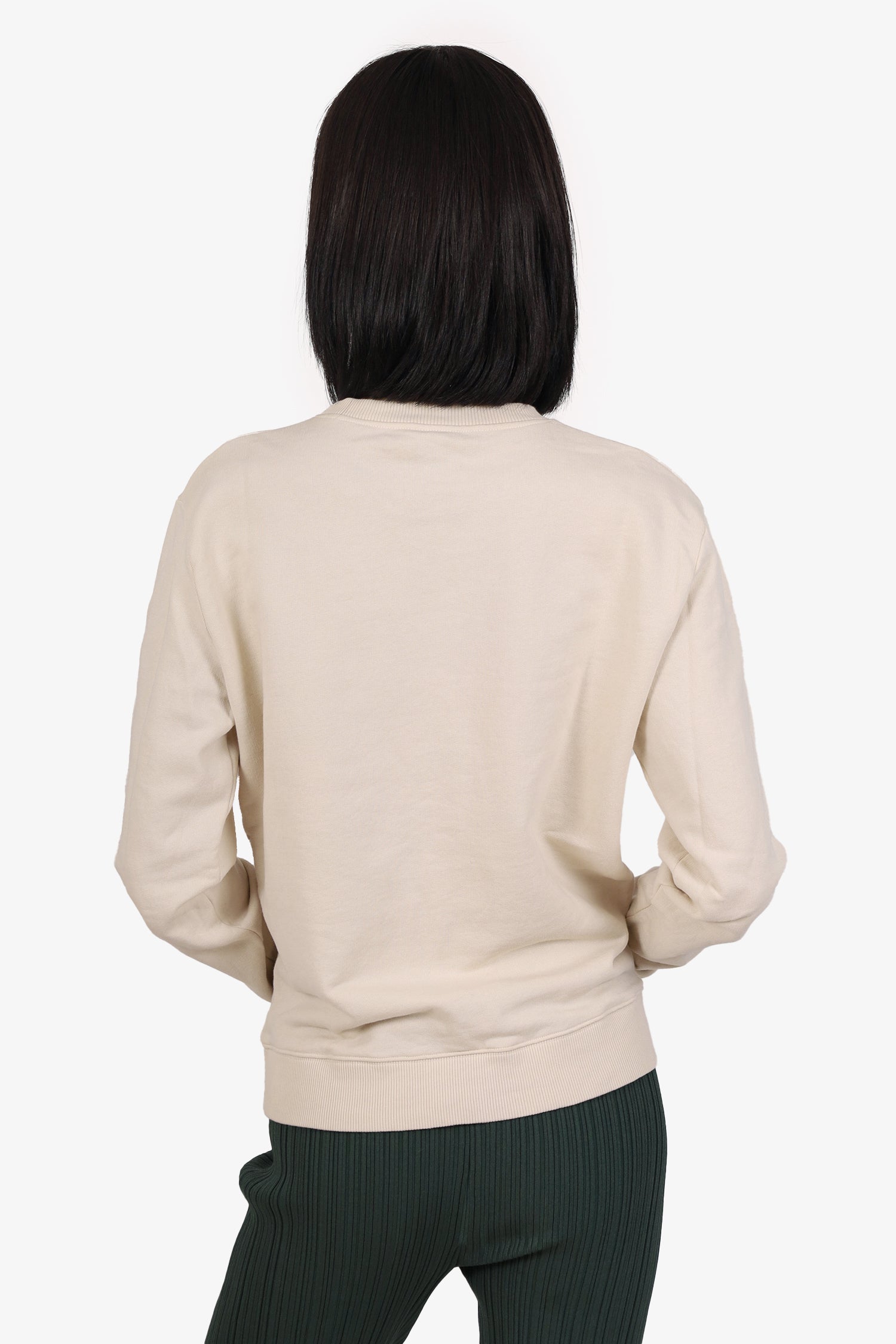 Saint Laurent Beige Waiting For Sunset Embroidered Sweater Size M