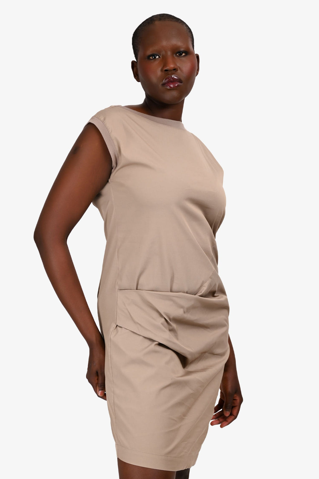 Brunello Cucinelli Green Sleeveless Dress Size L