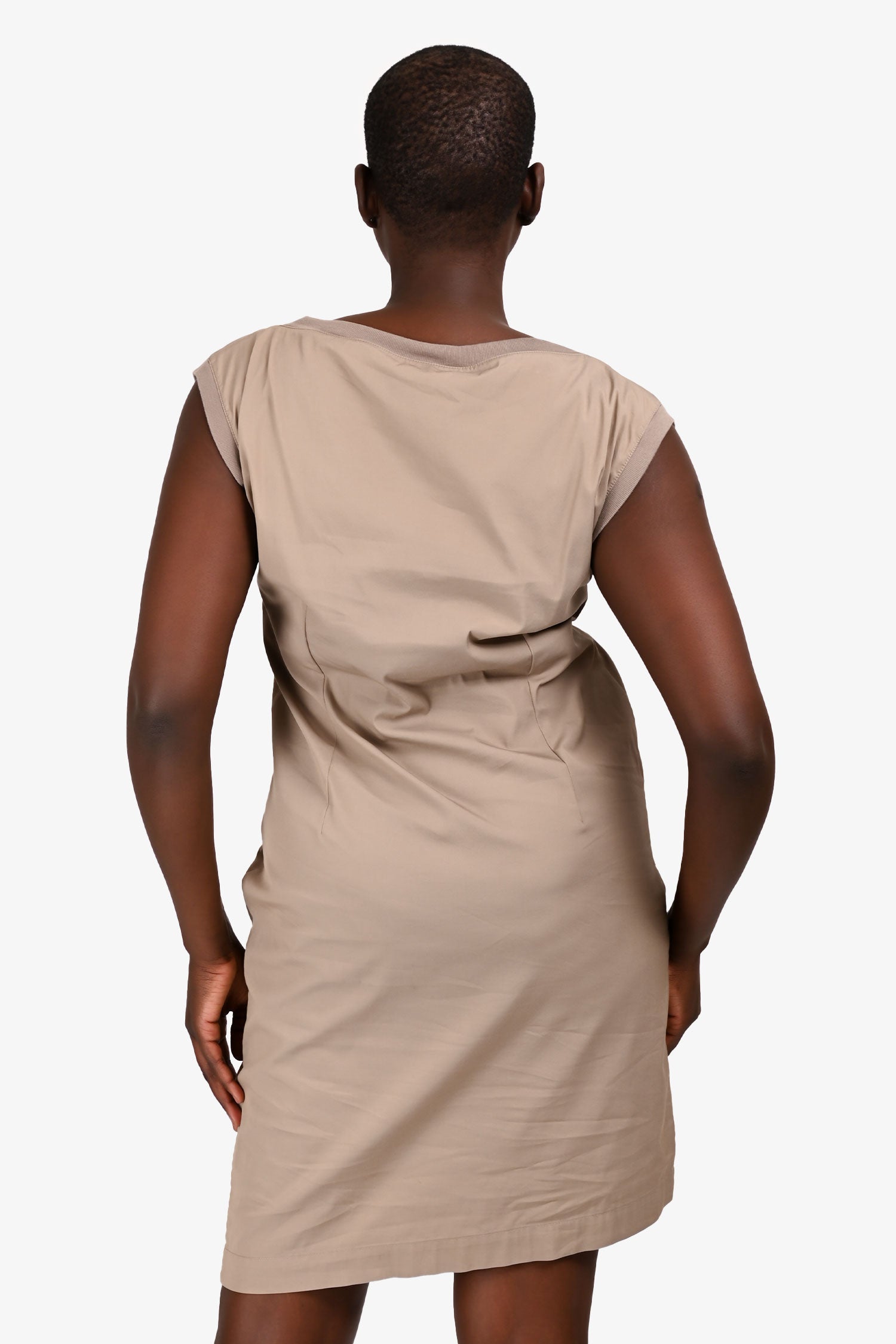 Brunello Cucinelli Green Sleeveless Dress Size L