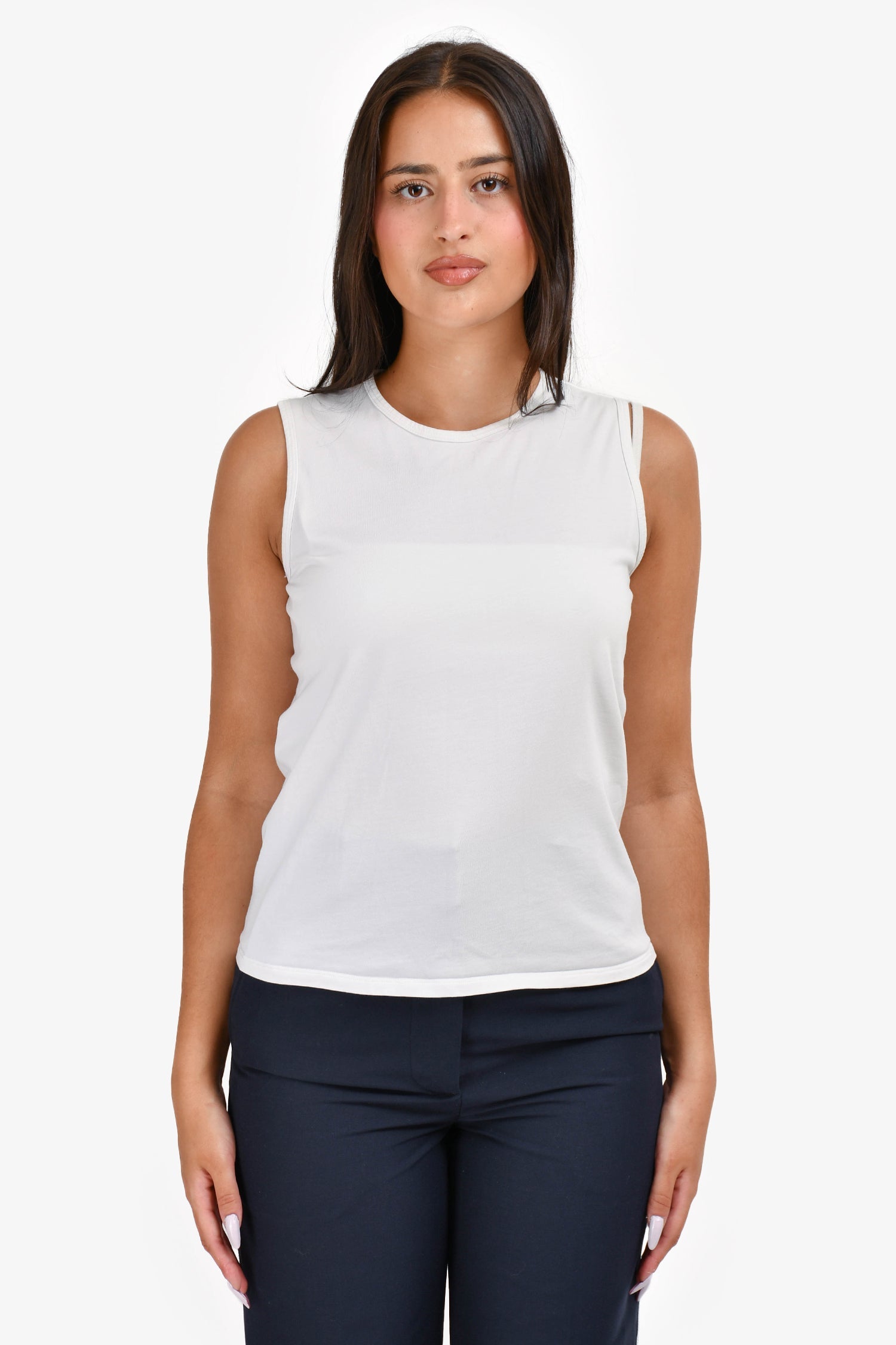 The Row Light Pink Cotton Tank Top Size S