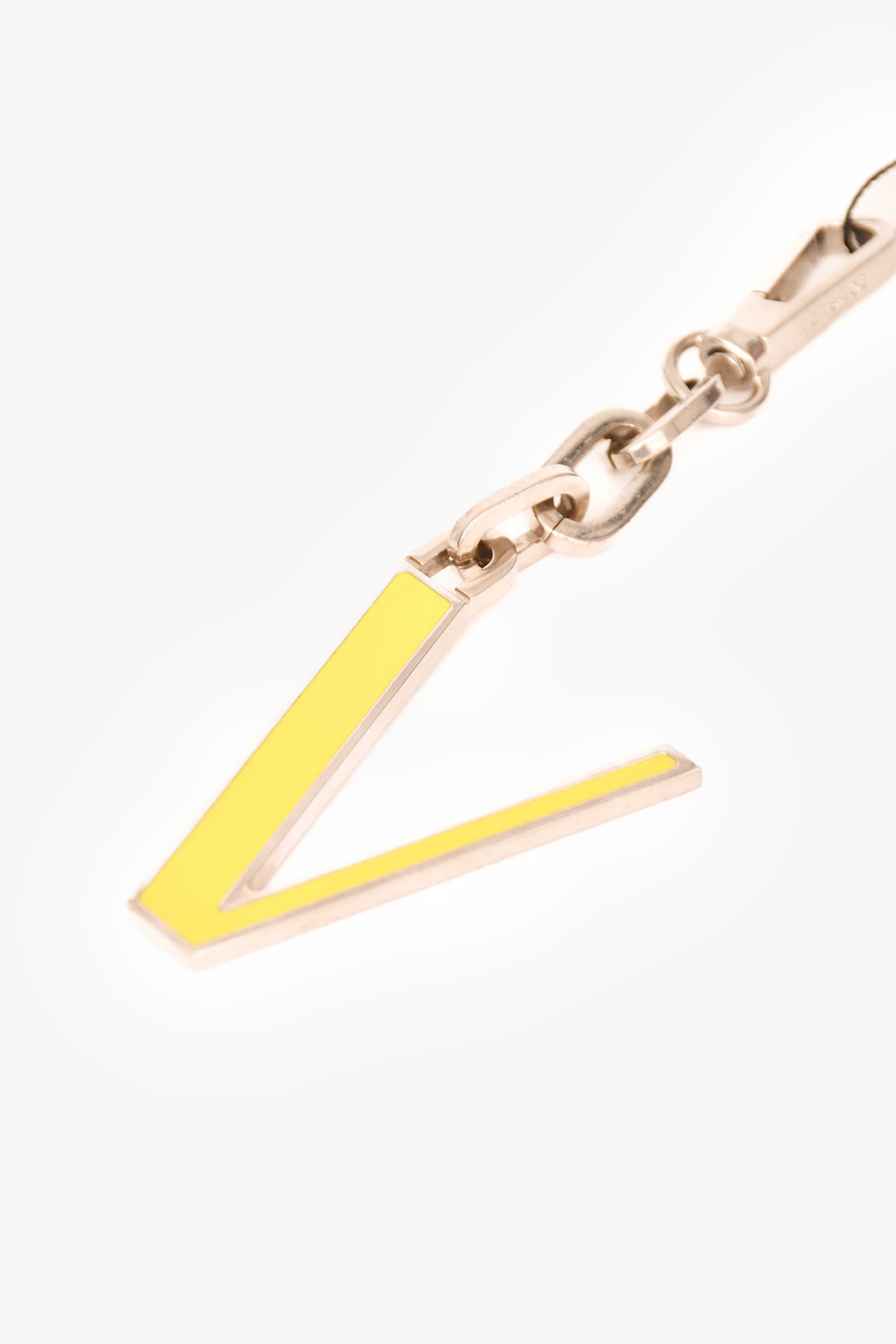 Versace Yellow/Silver Key Ring