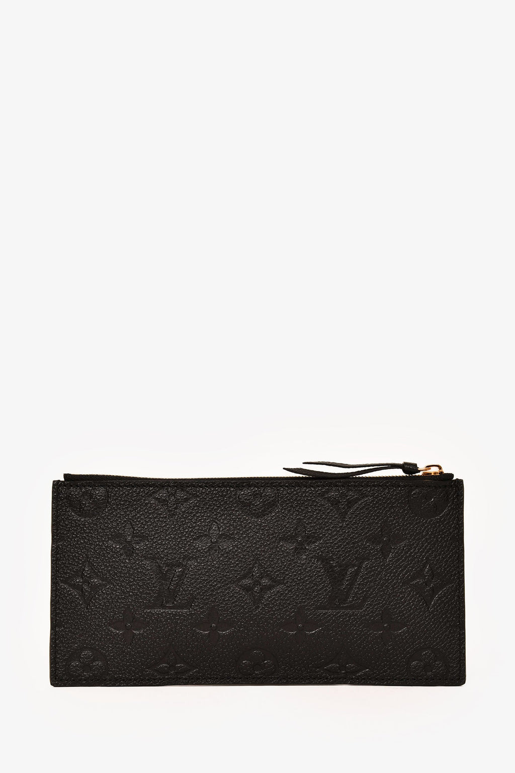 Louis Vuitton Black Leather Monogram Empreinte Felicie Zip Pouch Insert
