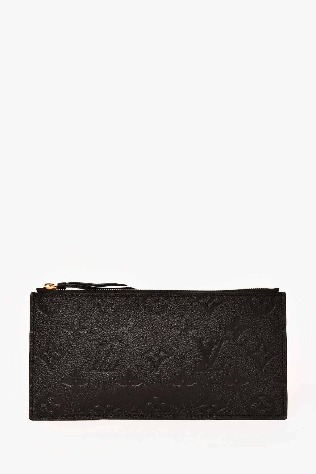 Louis Vuitton Black Leather Monogram Empreinte Felicie Zip Pouch Insert