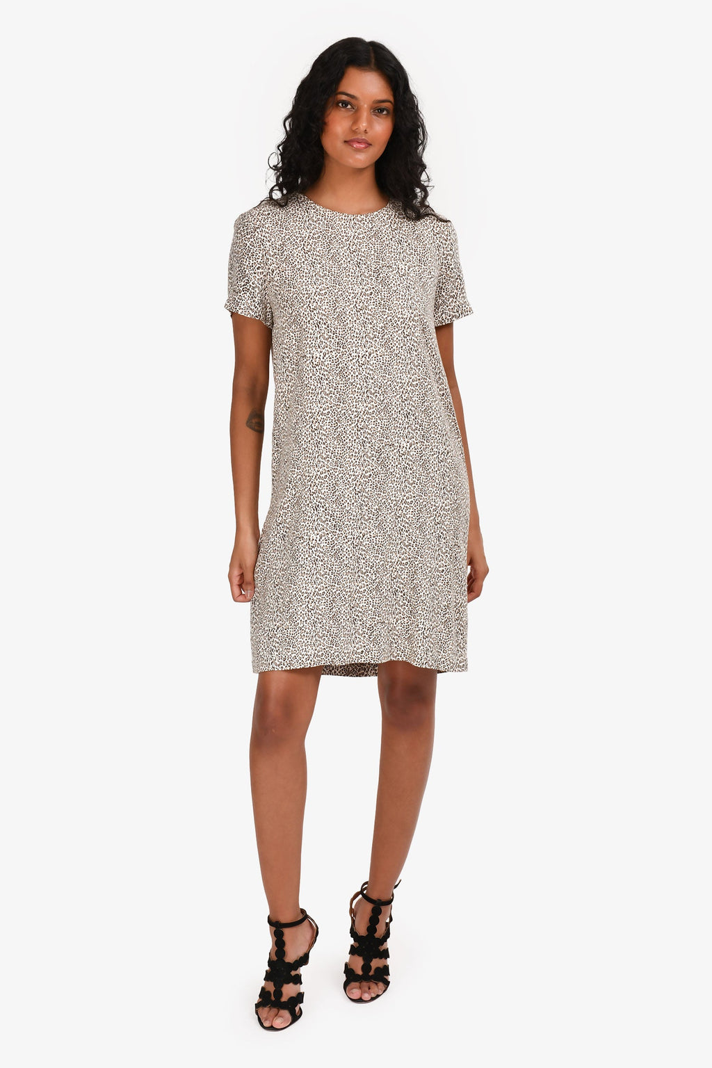 Jenni Kayne Leopard T-Shirt Dress Size XS