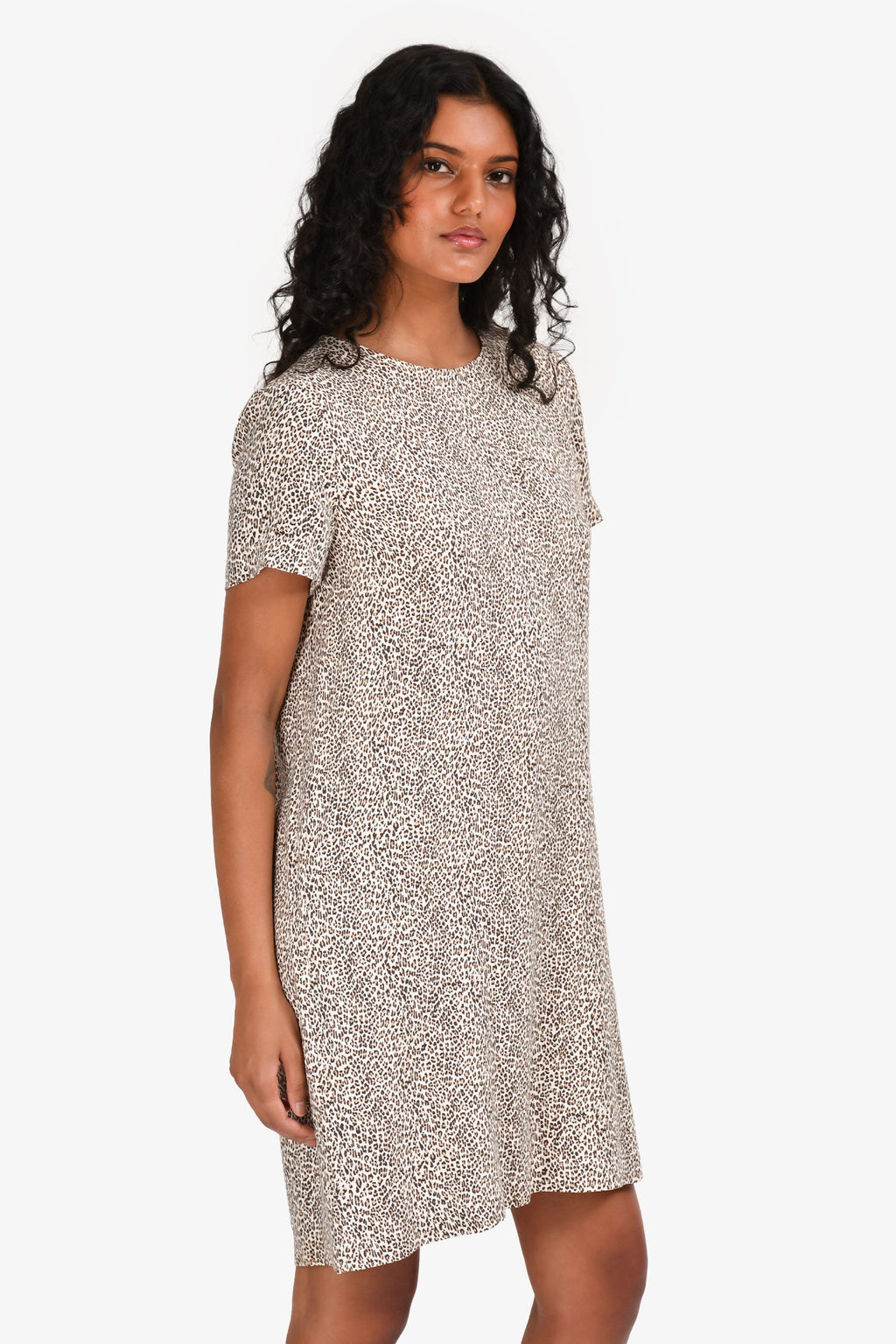 Jenni Kayne Leopard T-Shirt Dress Size XS