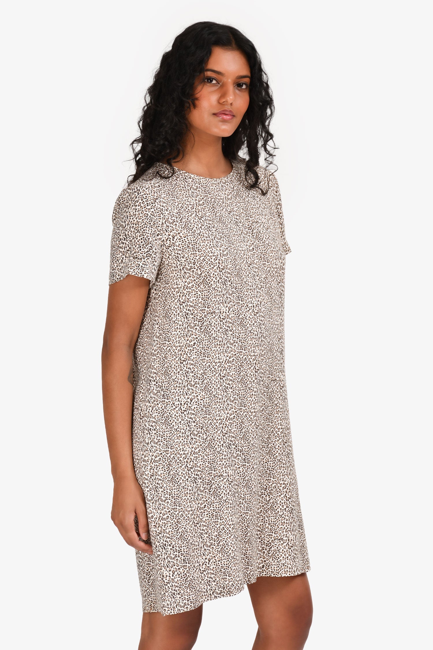 Jenni Kayne Leopard T-Shirt Dress Size XS