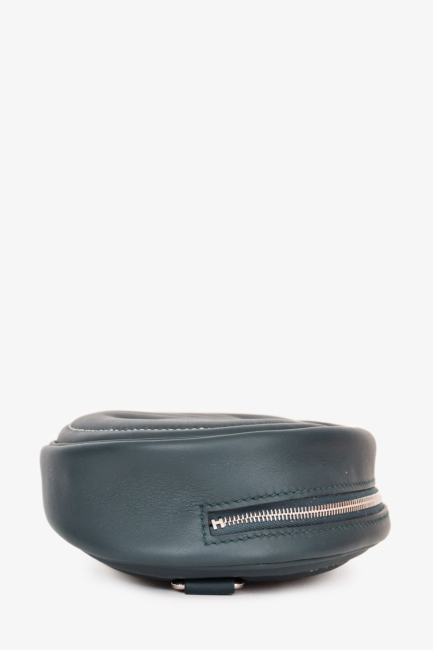 Hermès 2022 Teal Leather 'In The Loop' Belt Bag