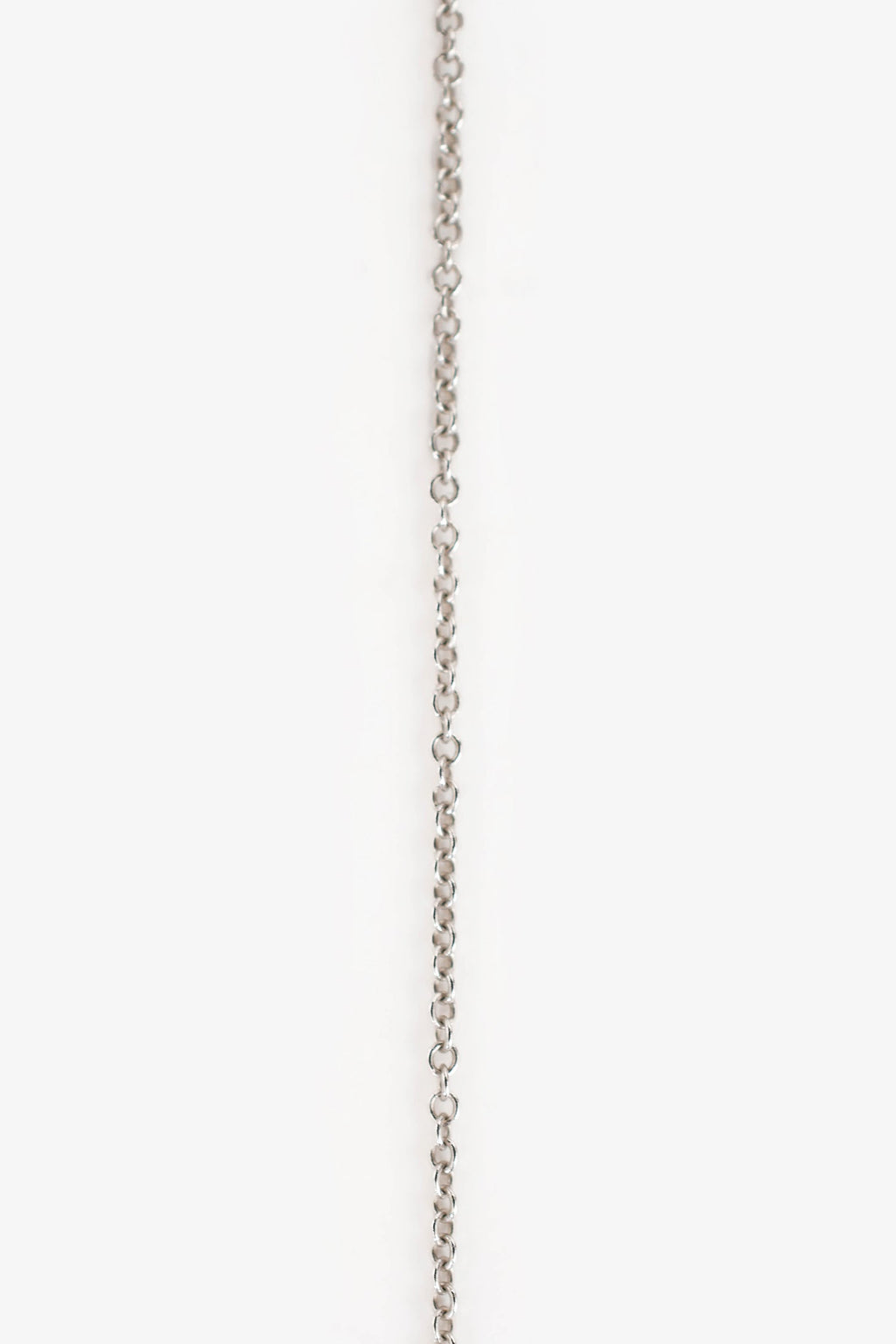 Tiffany & Co. 18K White Gold Diamond Set Mini Smile Pendant Necklace