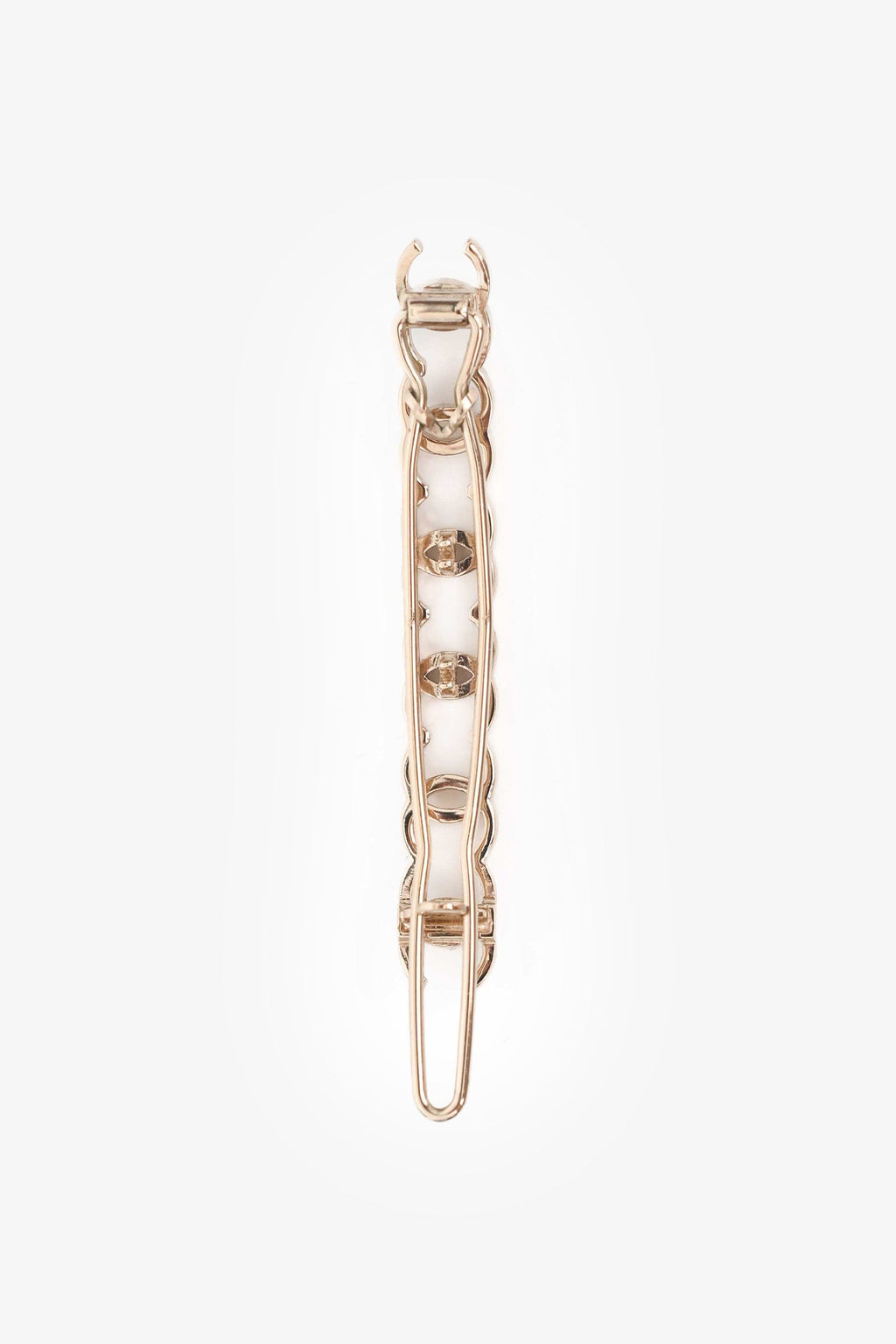 Pre-Loved Chanel™ Gold Tone 'CC' Hair Clip