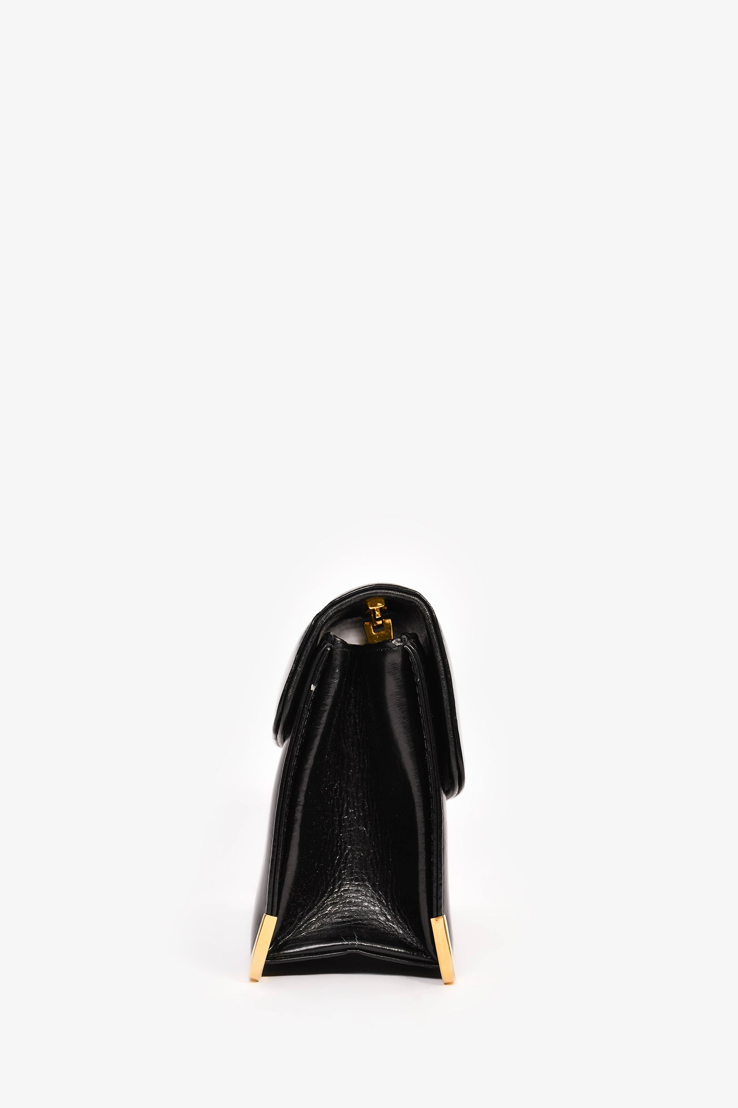 Christian Dior Black Box Leather Shoulder Bag