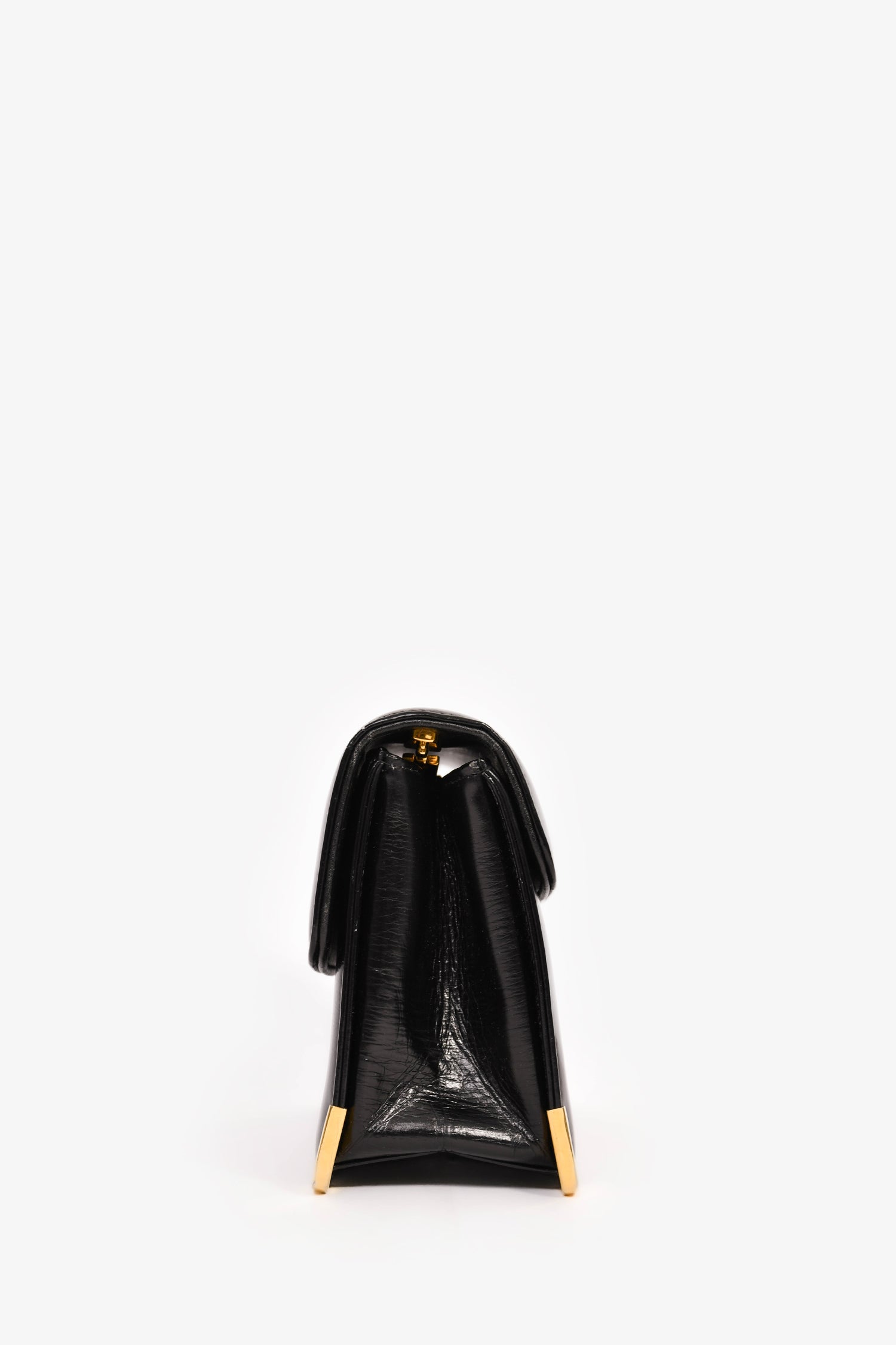 Christian Dior Black Box Leather Shoulder Bag