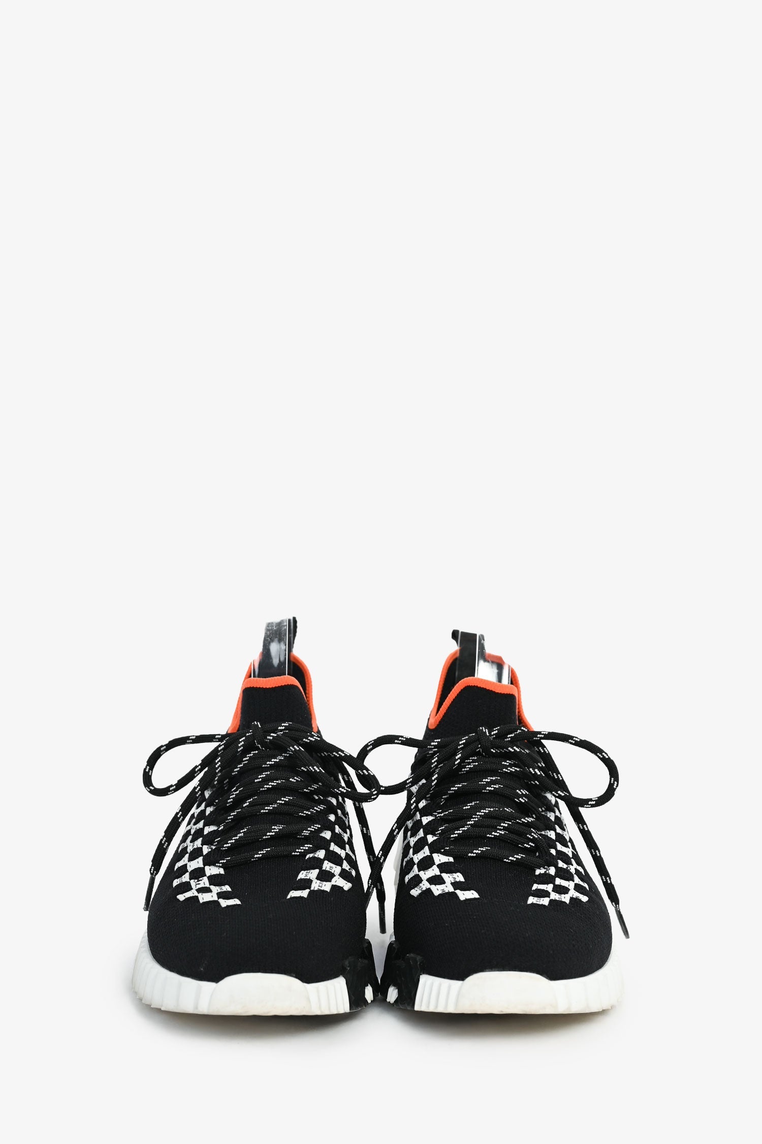 Hermès Black/White Mesh H 'Bouncing' Sneakers Size 36