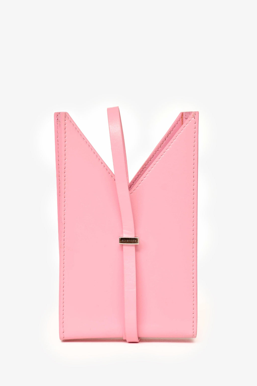 Givenchy Pink Leather Crossbody Phone Holder