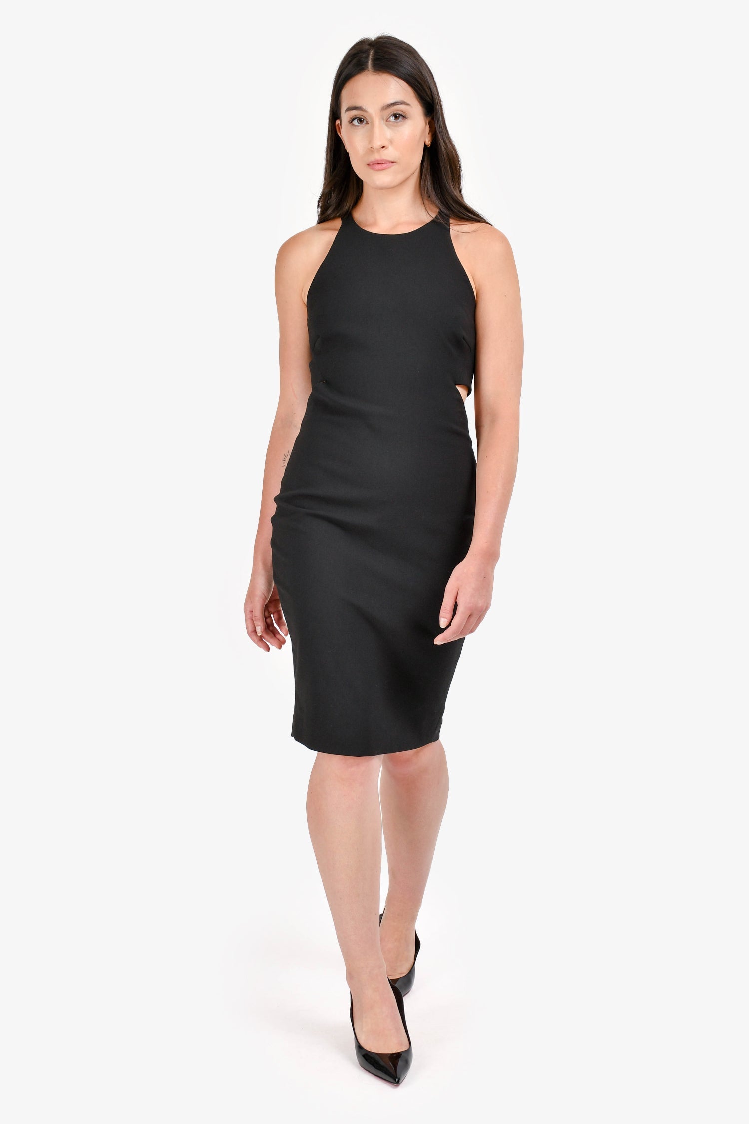 Elizabeth & James Black Cut Out Dress Size 6