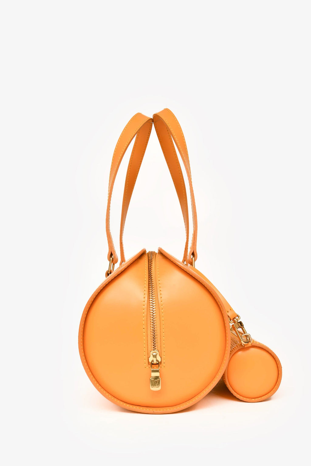 Louis Vuitton 2003 Yellow Epi Leather 'Soufflot Duo' Papillon Shoulder Bag