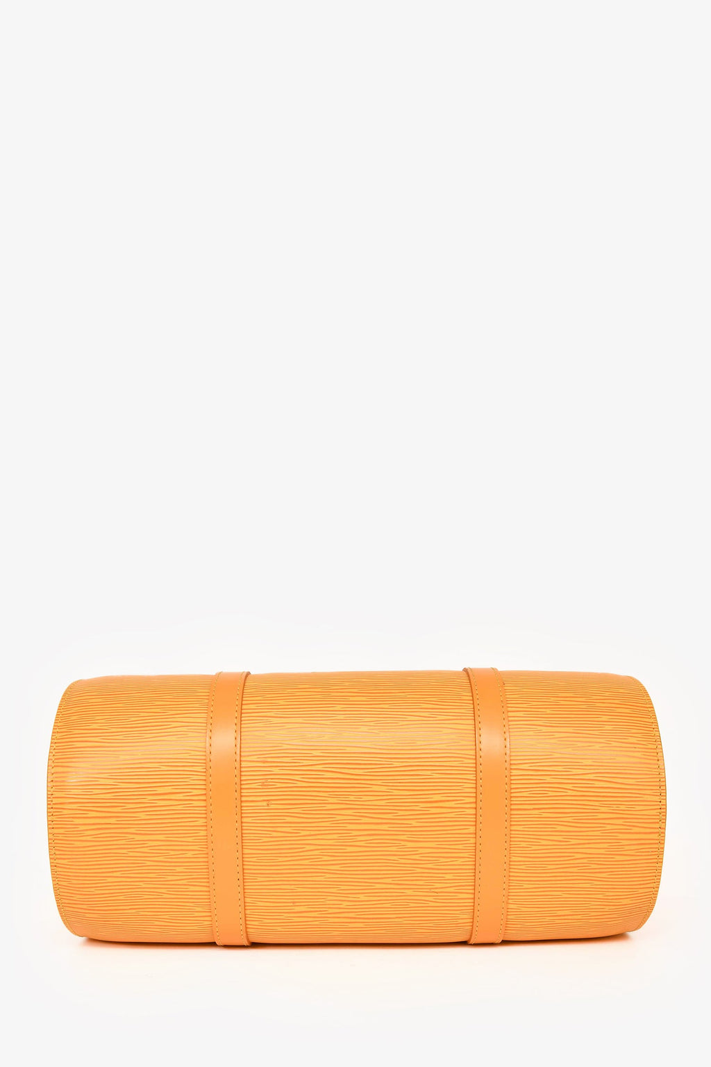 Louis Vuitton 2003 Yellow Epi Leather 'Soufflot Duo' Papillon Shoulder Bag