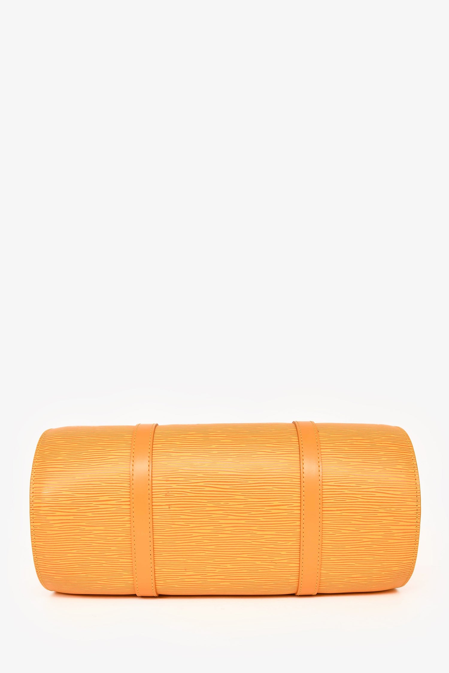 Louis Vuitton 2003 Yellow Epi Leather 'Soufflot Duo' Papillon Shoulder Bag