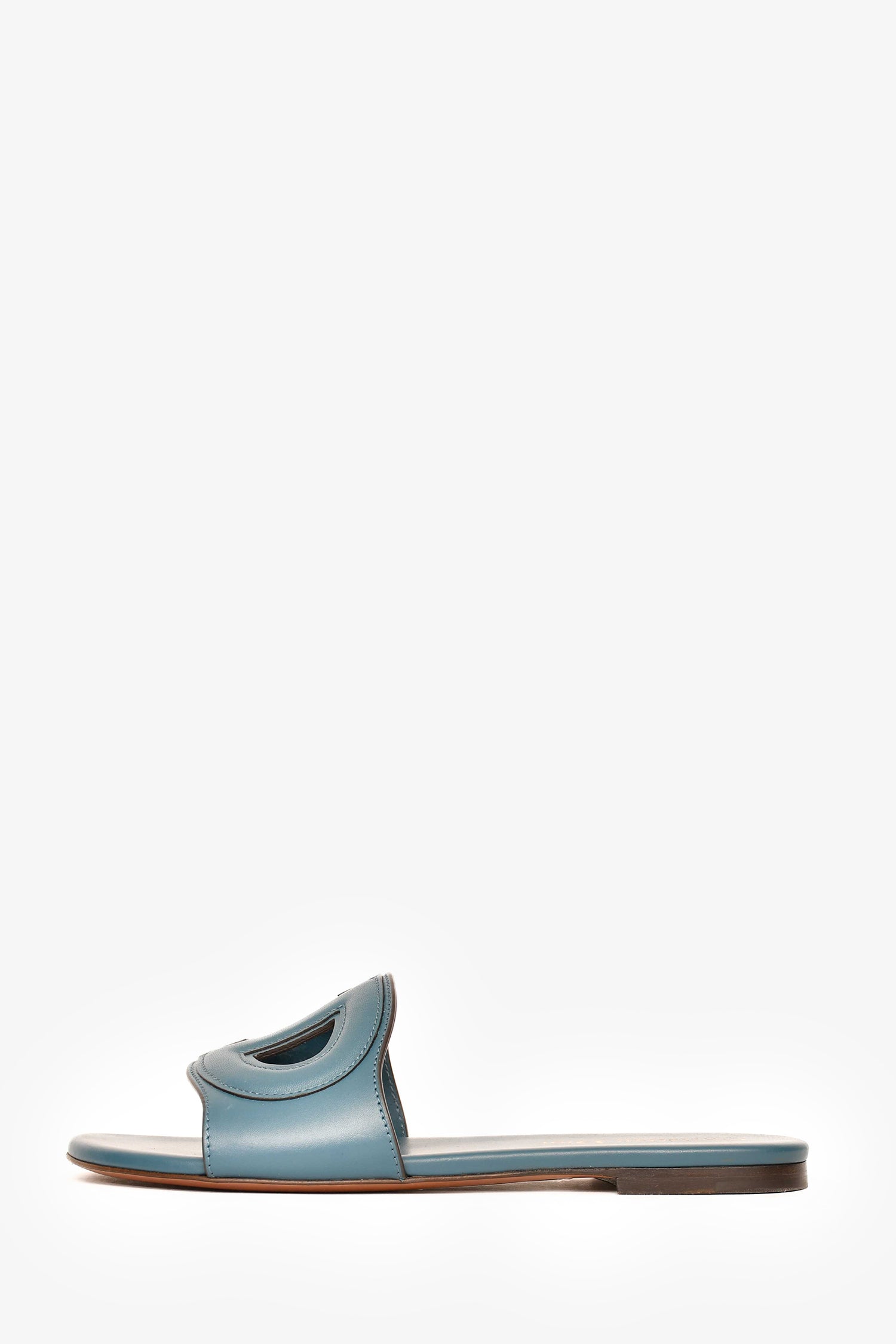 Christian Dior Teal 'D Club' Sandals Size 35