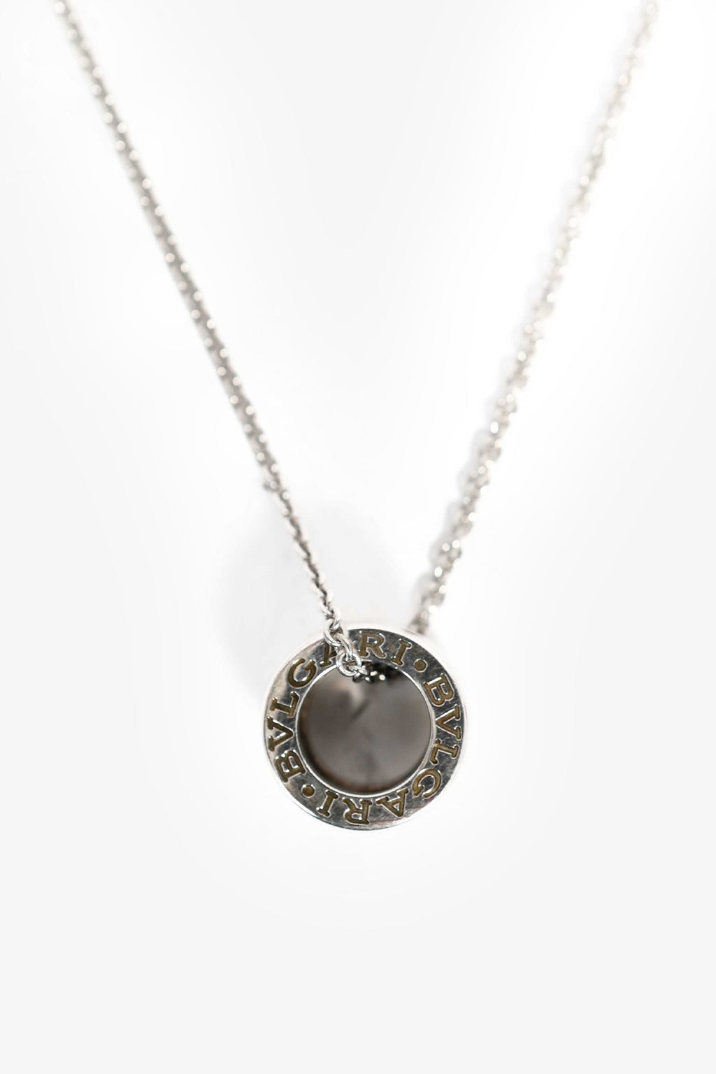 Bvlgari Sterling Silver Black Ceramic Saved The Children Necklace
