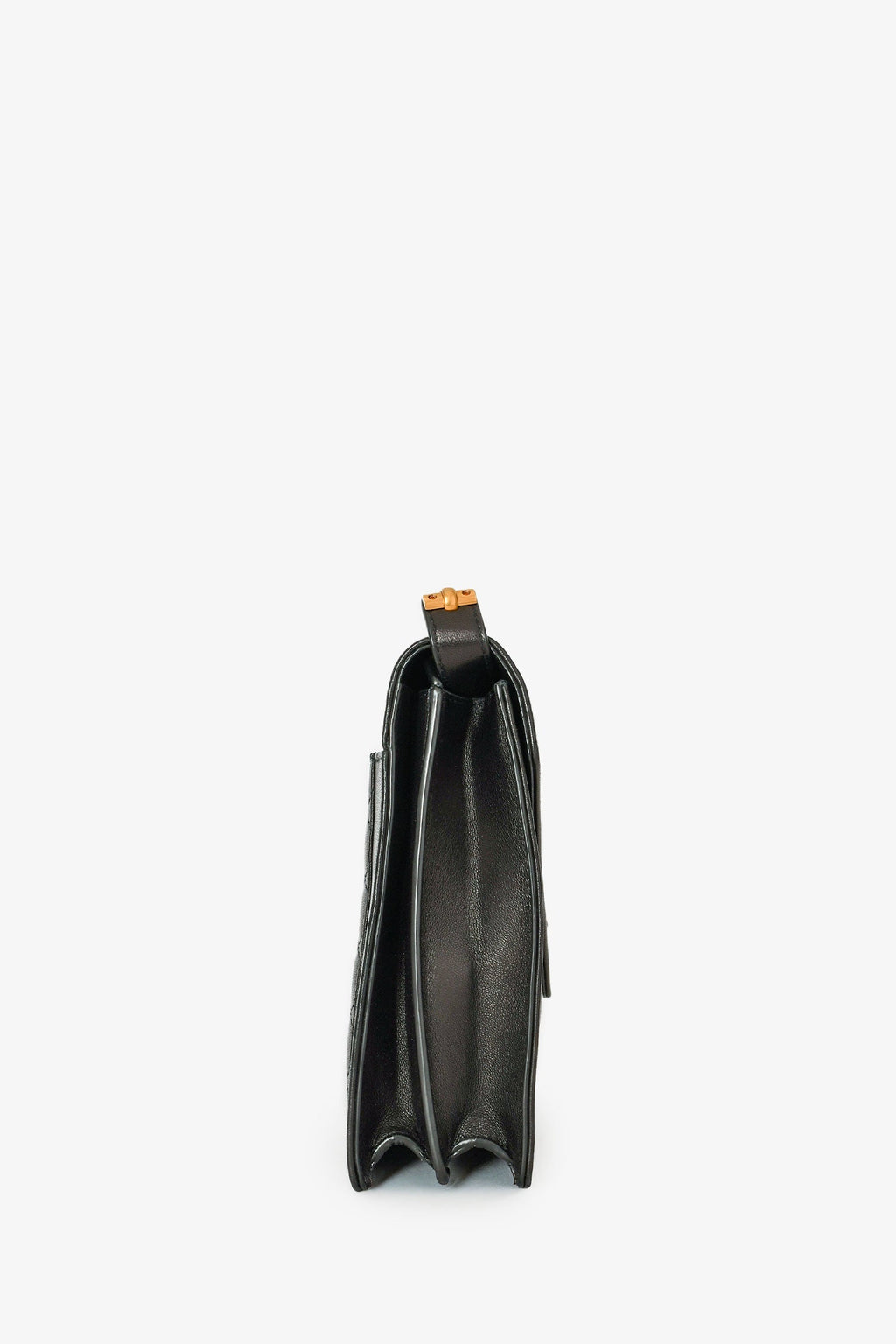 Saint Laurent 2021 Black Quilted Lambskin Gaby Satchel