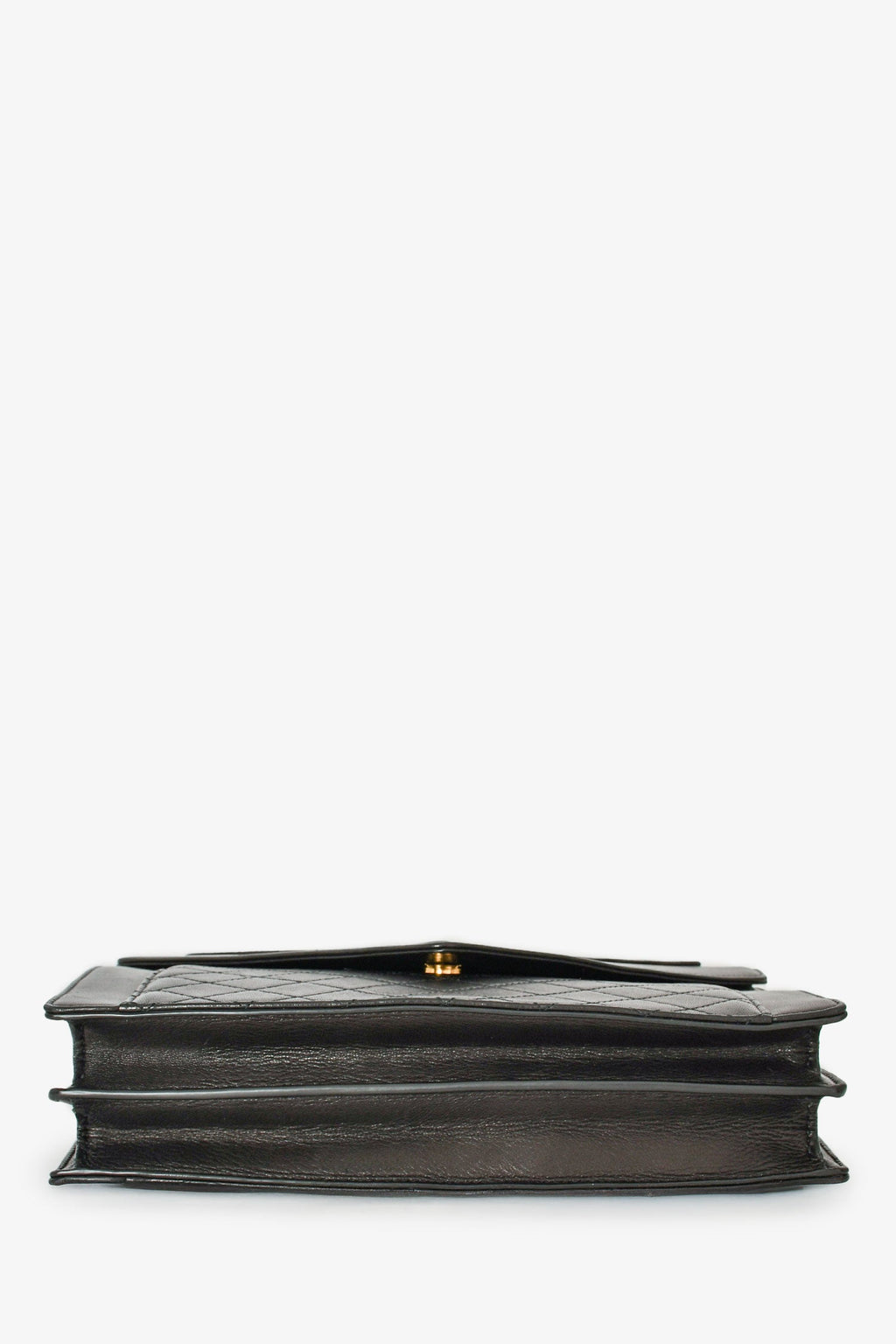 Saint Laurent 2021 Black Quilted Lambskin Gaby Satchel