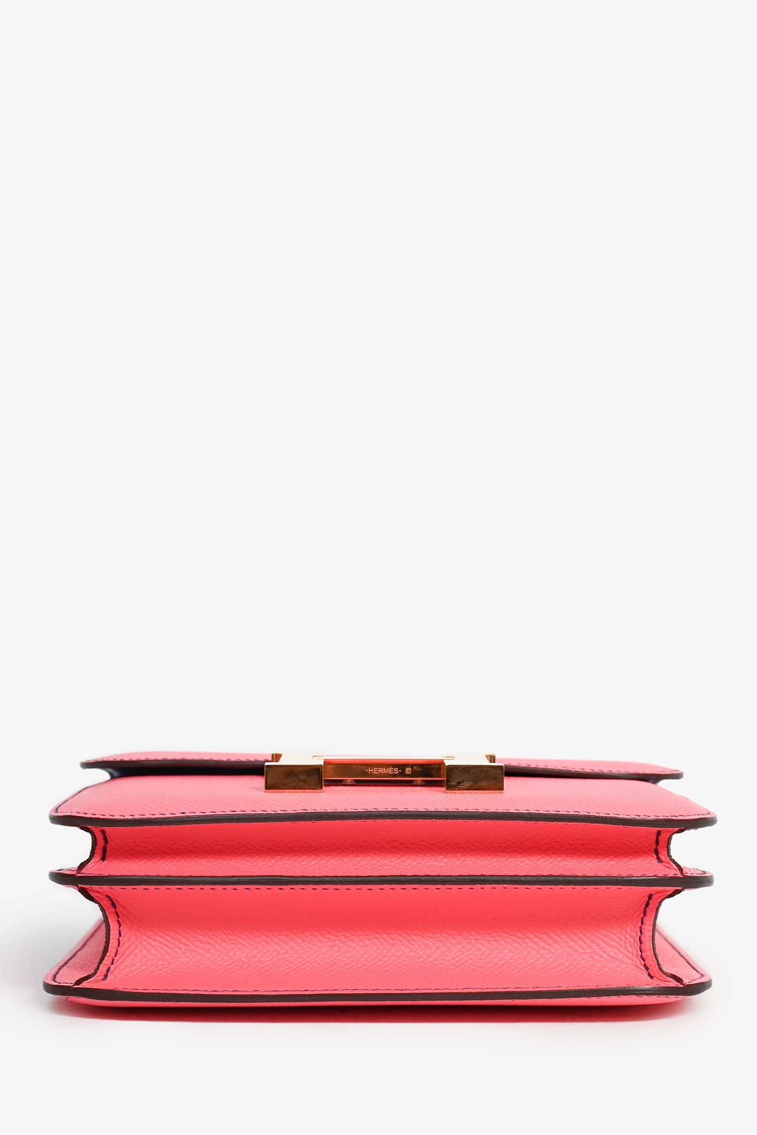 Hermès Pink Epsom Leather Constance 18