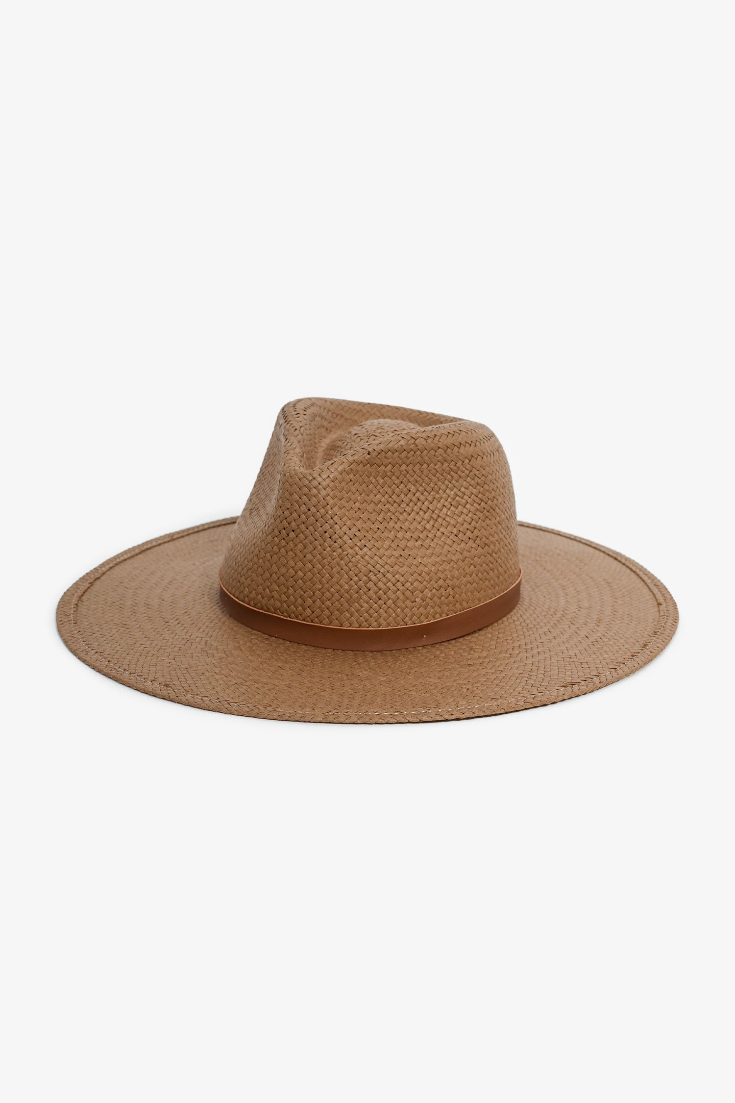 Janessa Leoné Brown Wide Brim Hat Size S