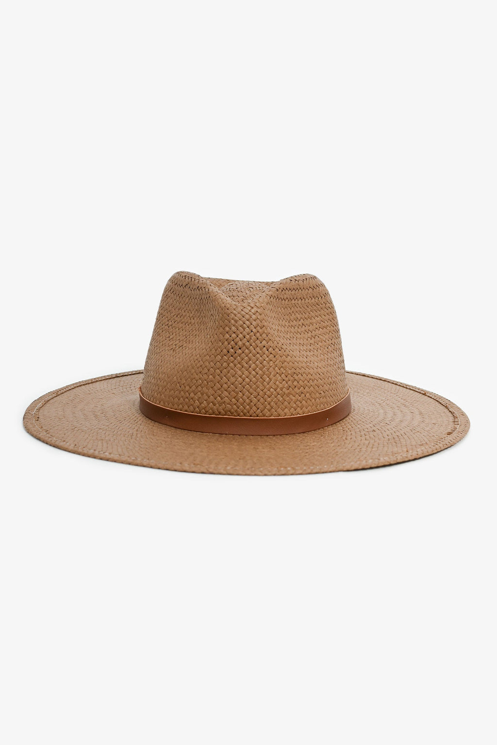 Janessa Leoné Brown Wide Brim Hat Size S