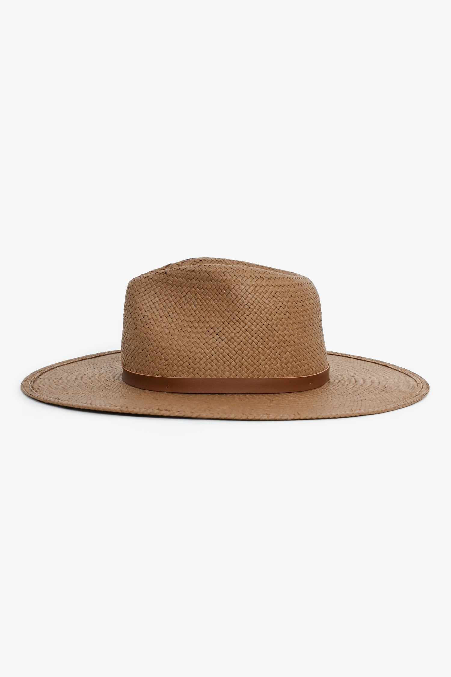 Janessa Leoné Brown Wide Brim Hat Size S