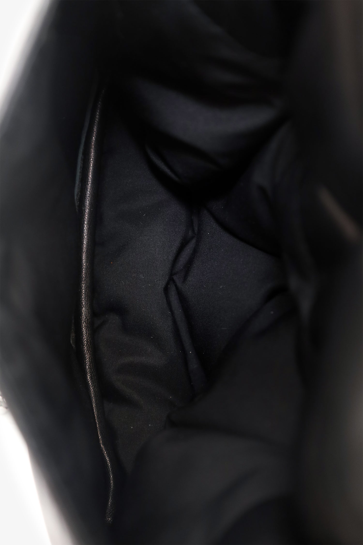 Maison Margiela Black Leather Glam Slam Mini Puffy Flap Bag