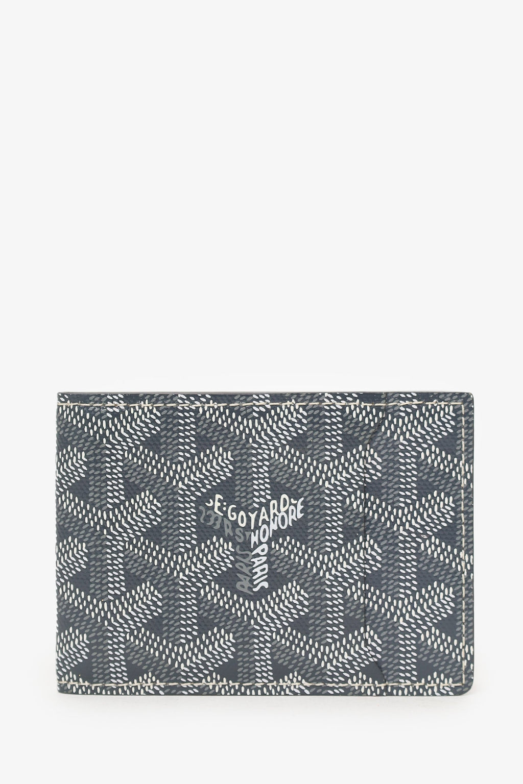 Goyard Grey Goyardine Victoire Companion  Holder Bifold Wallet