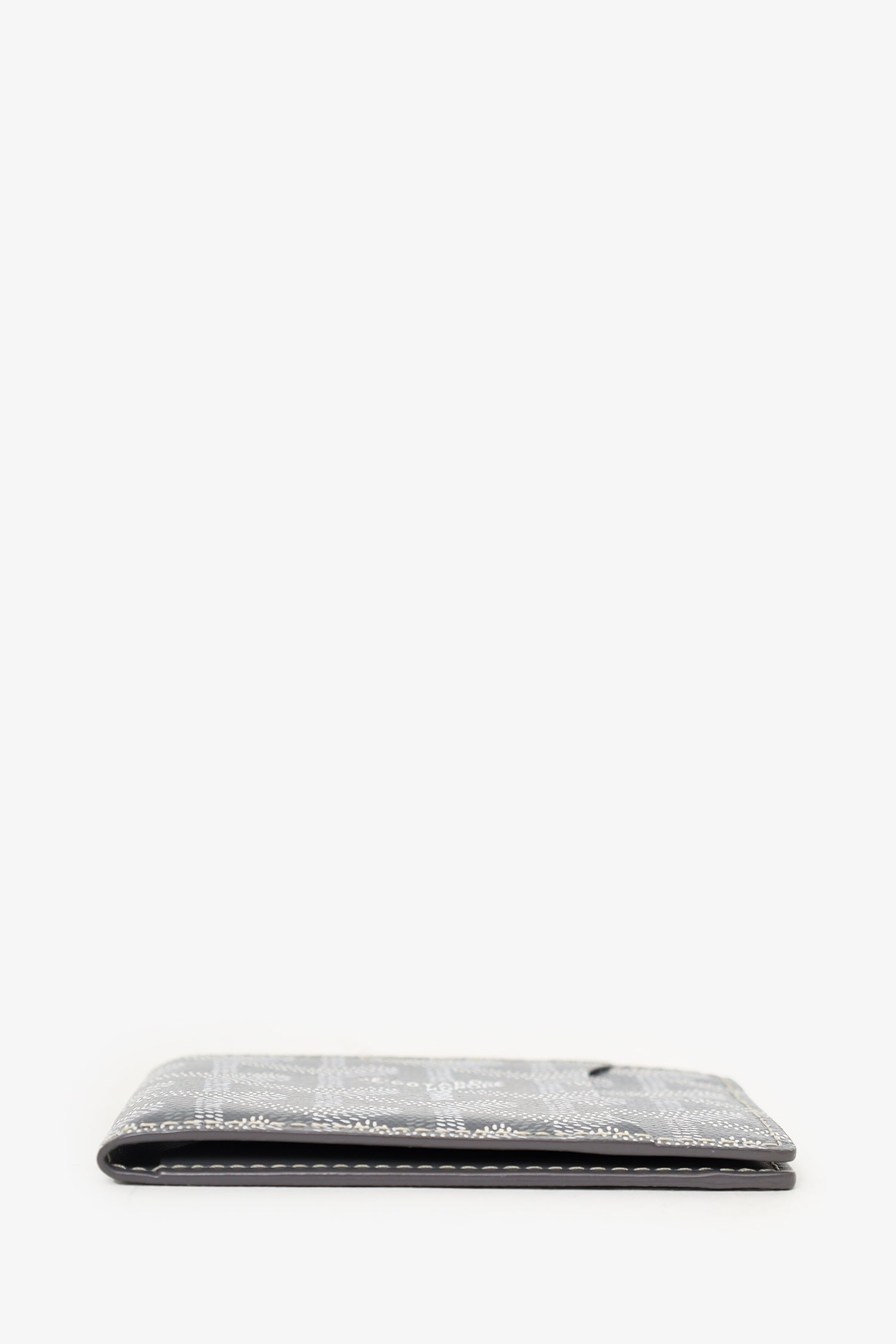 Goyard Grey Goyardine Victoire Companion  Holder Bifold Wallet