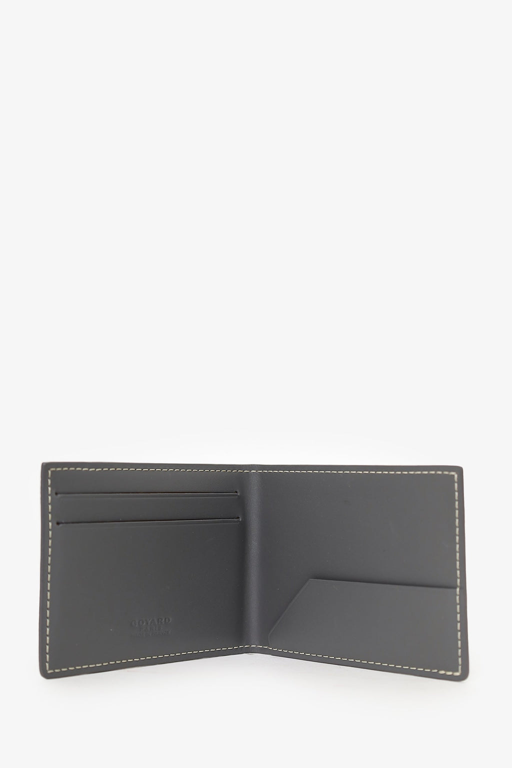 Goyard Grey Goyardine Victoire Companion  Holder Bifold Wallet