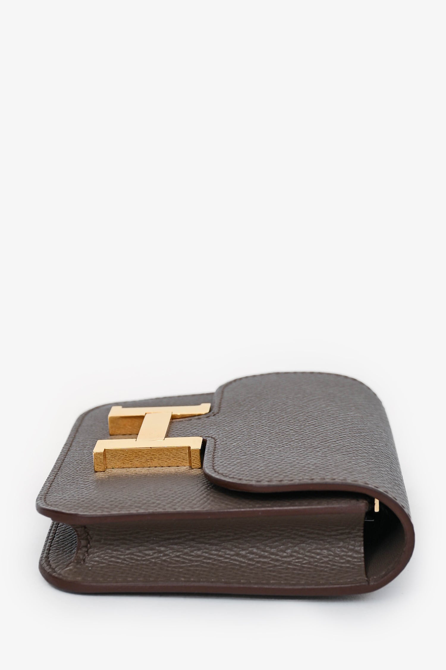 Hermès 2021 Grey Constance Slim Wallet
