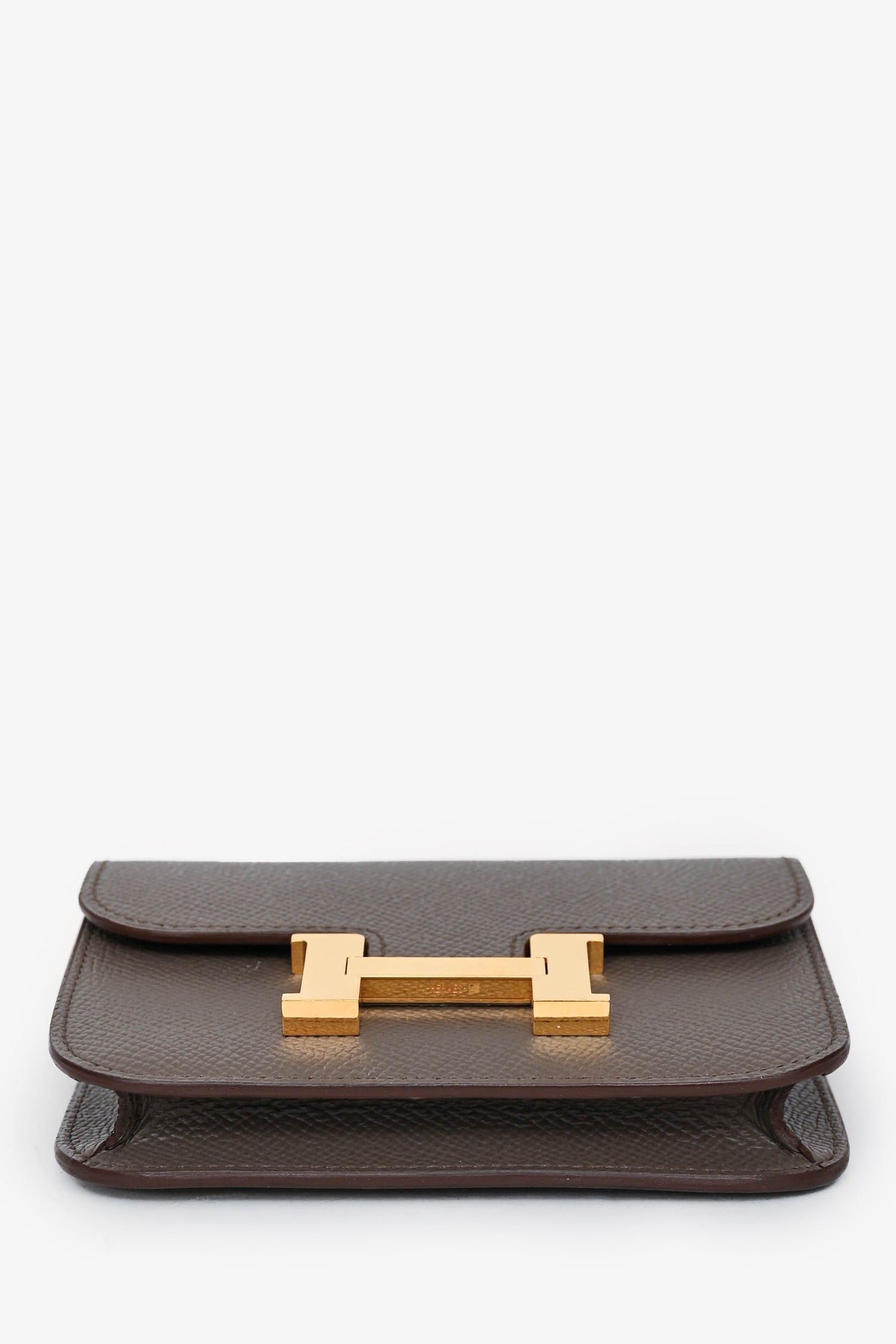 Hermès 2021 Grey Constance Slim Wallet