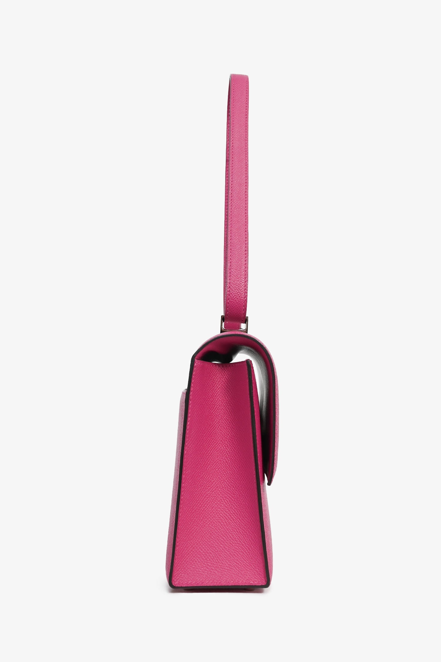 Hermès 2017 Rose Pourpre Epsom Leather Verrou 23 Crossbody Bag