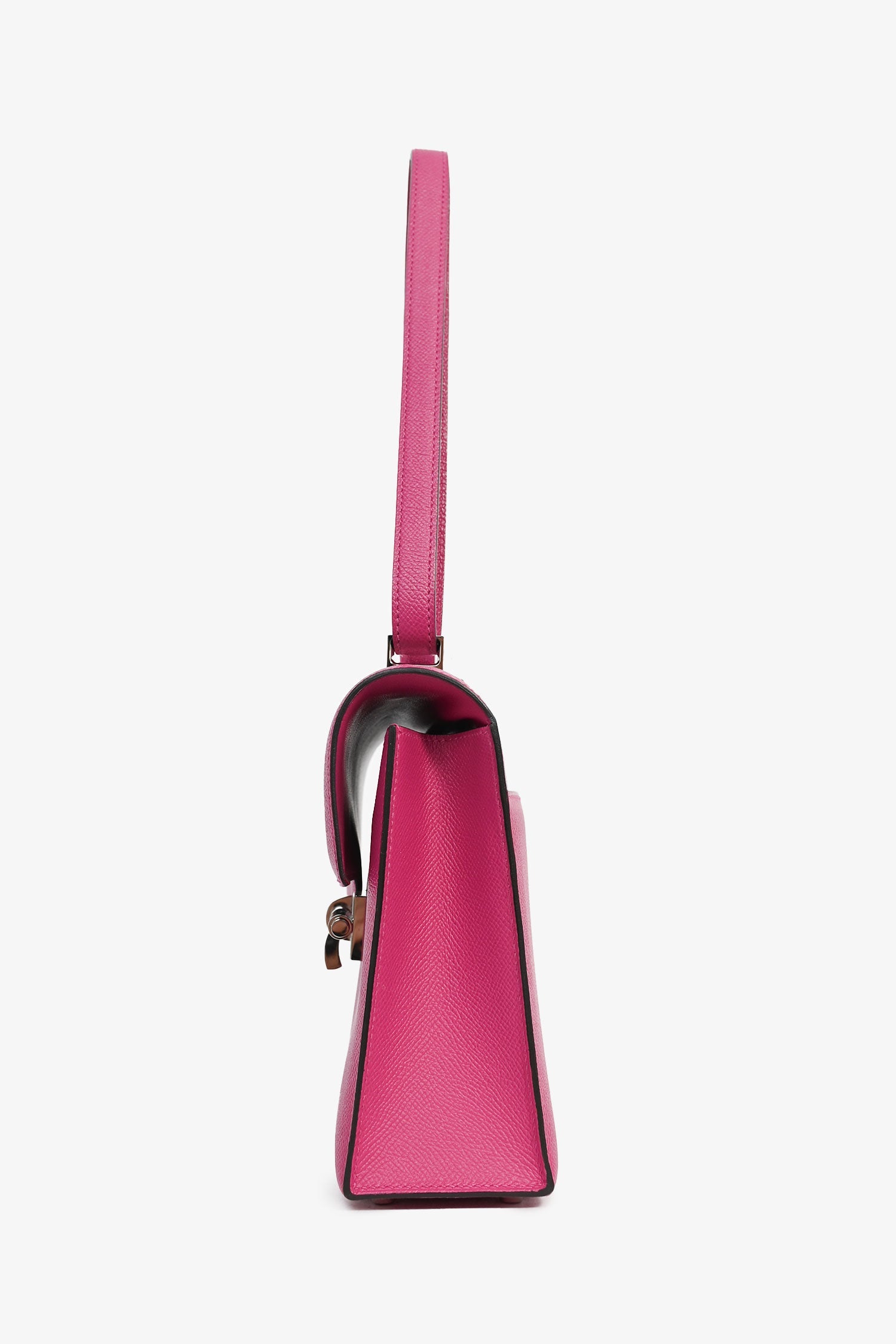 Hermès 2017 Rose Pourpre Epsom Leather Verrou 23 Crossbody Bag