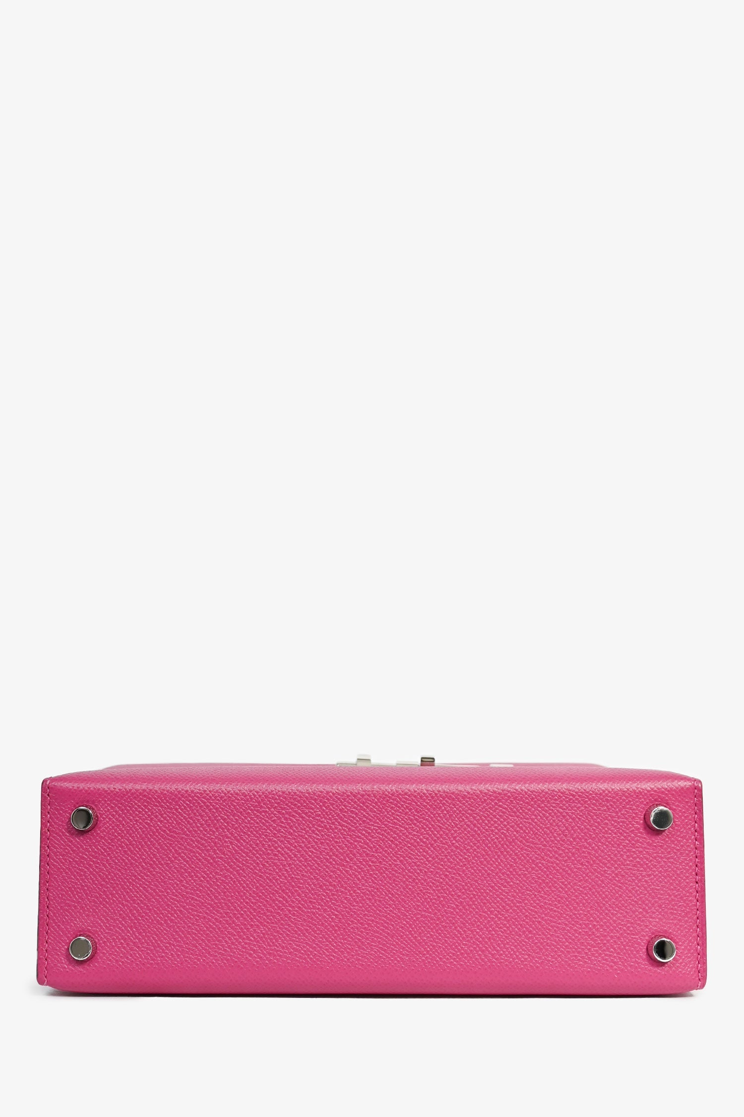 Hermès 2017 Rose Pourpre Epsom Leather Verrou 23 Crossbody Bag