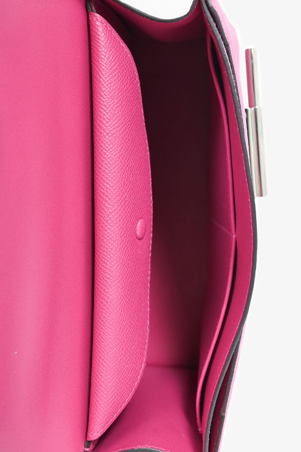 Hermès 2017 Rose Pourpre Epsom Leather Verrou 23 Crossbody Bag