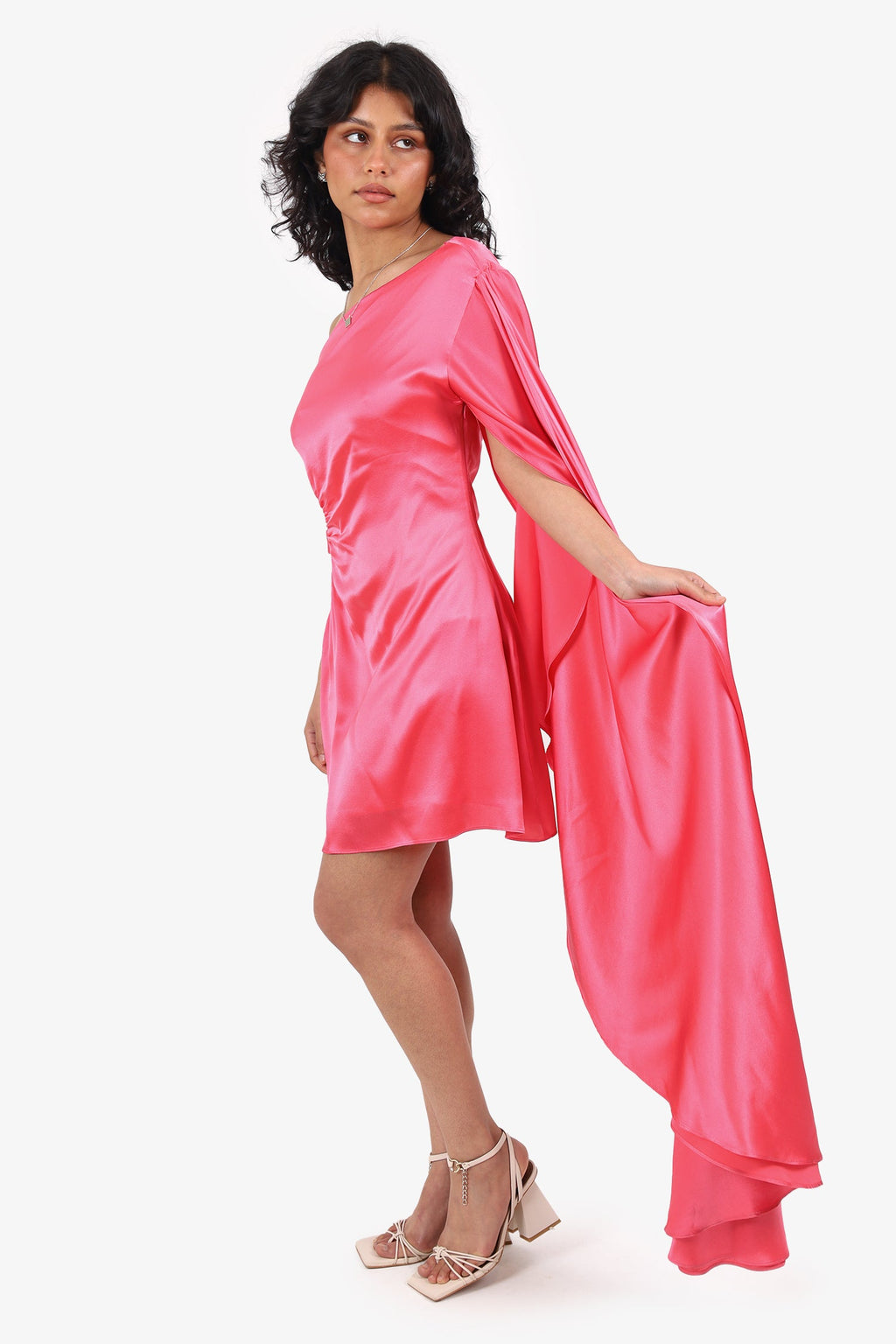 Cult Gaia Pink Cutout Dress Size S