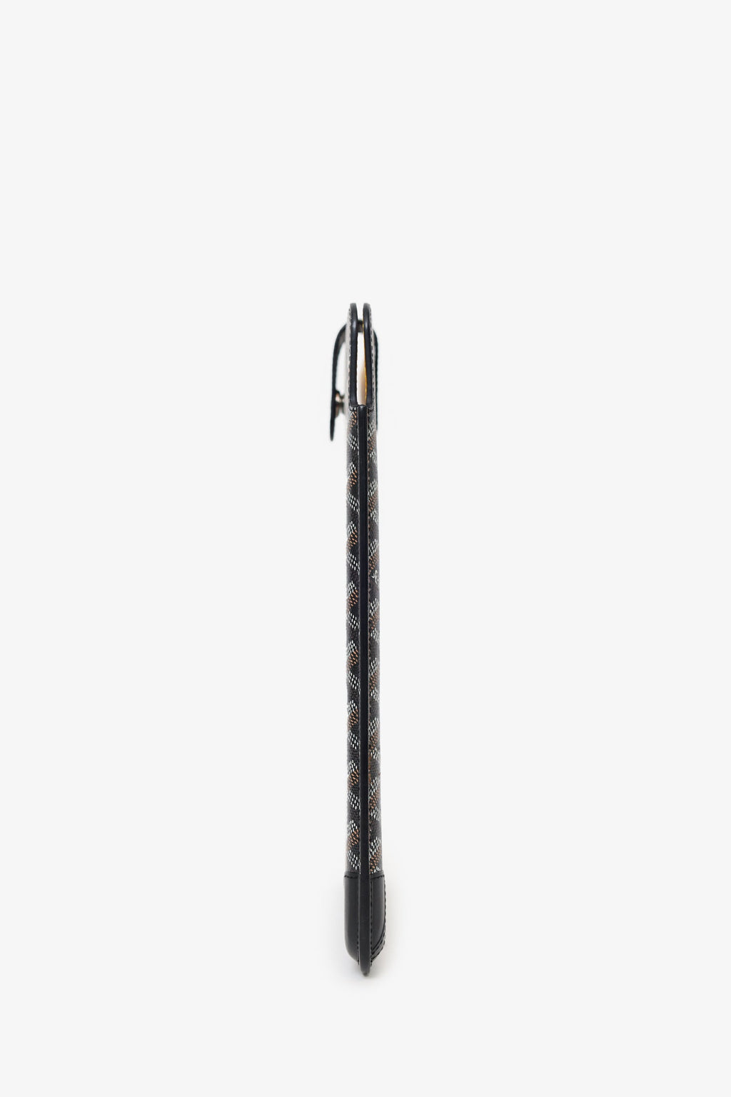 Goyard Black Goyardine Coated Canvas iPad Sleeve