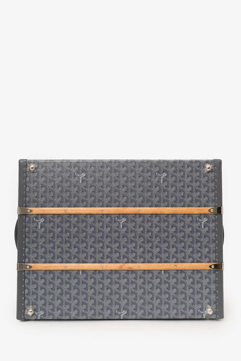 Goyard Grey Goyardine Canvas Limited Edition 4-Piece Art Book & Trunk Set