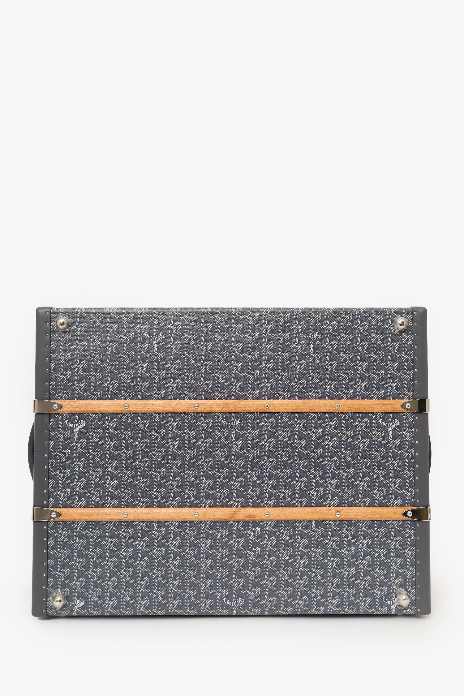 Goyard Grey Goyardine Canvas Limited Edition 4-Piece Art Book & Trunk Set