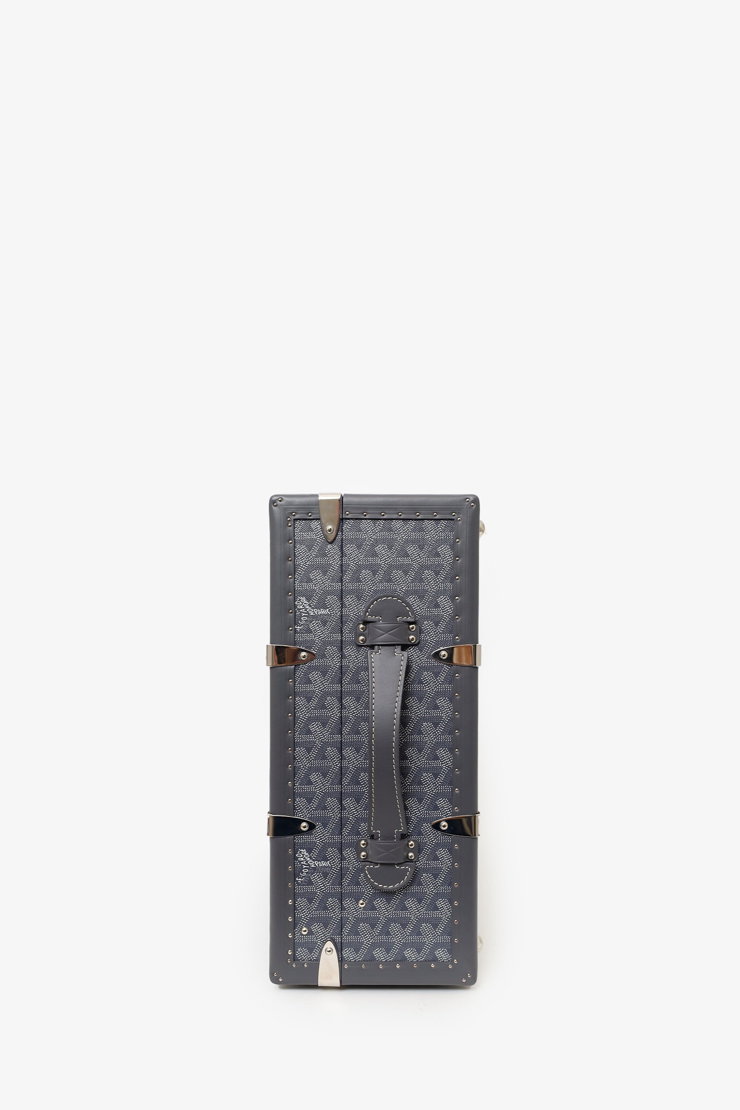 Goyard Grey Goyardine Canvas Limited Edition 4-Piece Art Book & Trunk Set