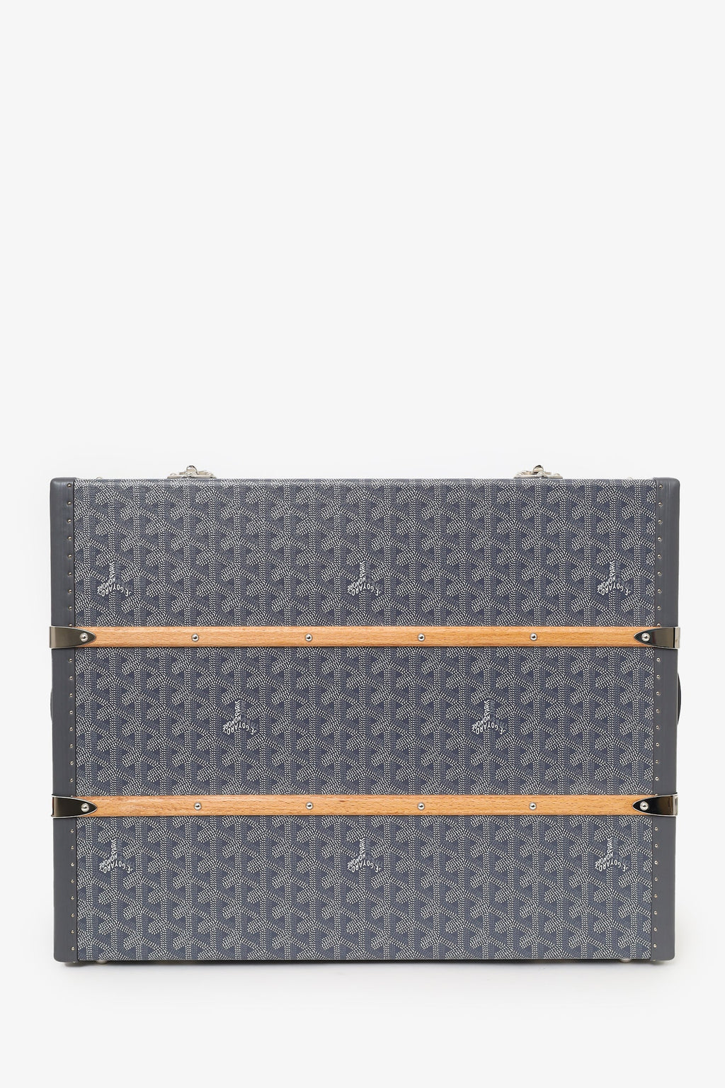 Goyard Grey Goyardine Canvas Limited Edition 4-Piece Art Book & Trunk Set